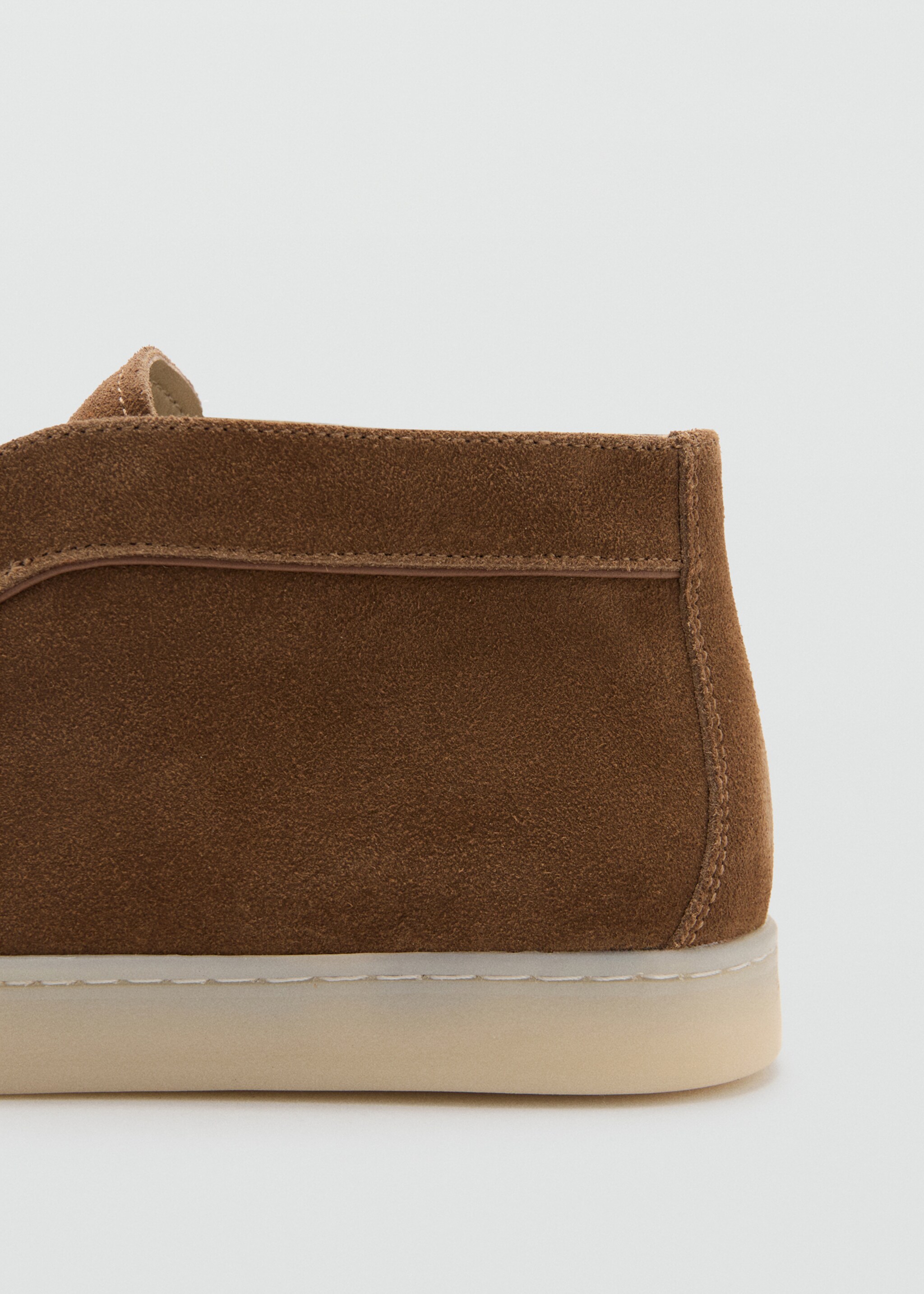 Suede leather ankle boots - Details of the article 1, Brown. Ref: 27081266-00.