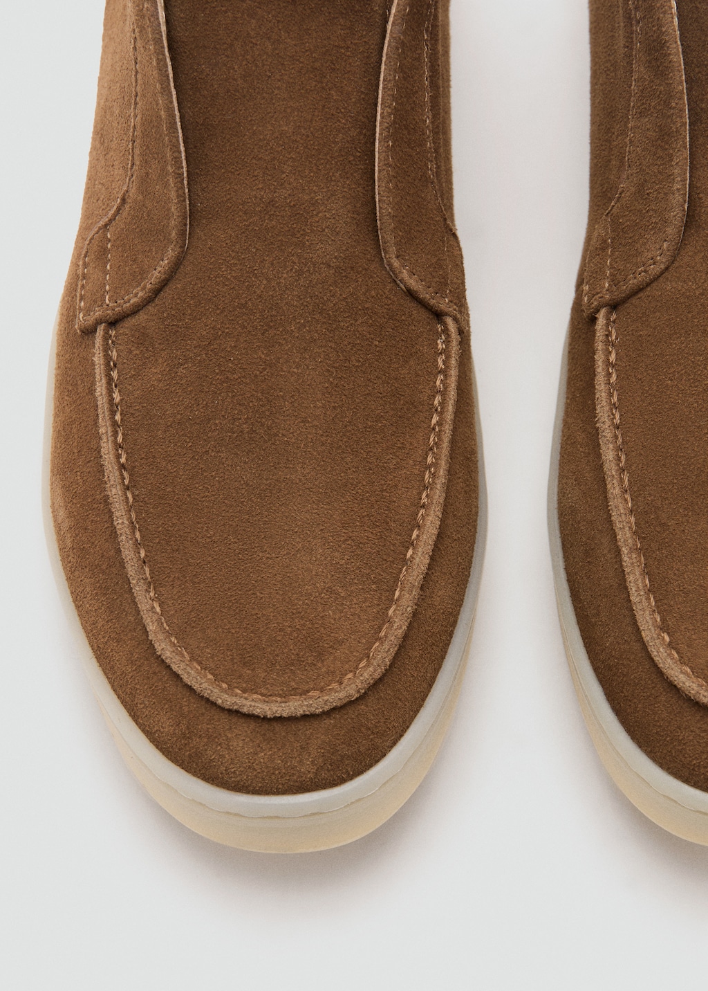 Suede leather ankle boots