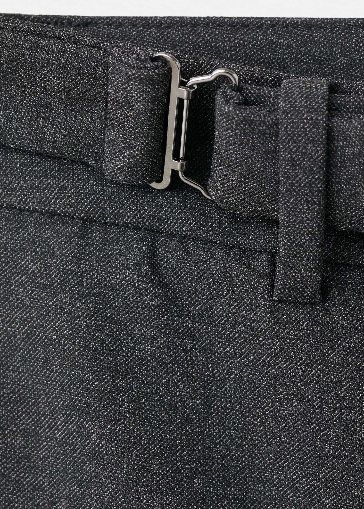 Belt straight-fit trousers - Details of the article 0