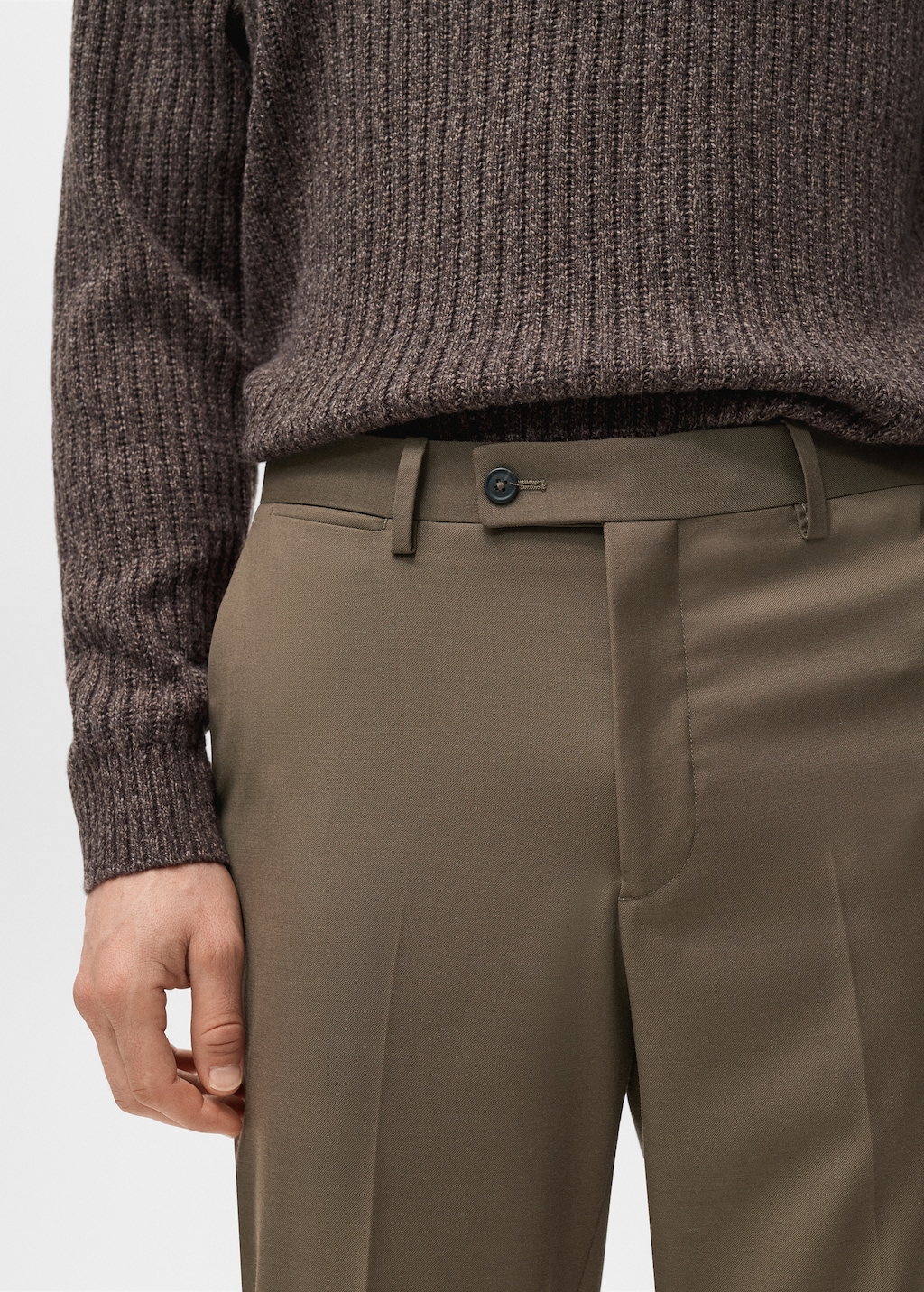 Turin 100% virgin wool suit pants