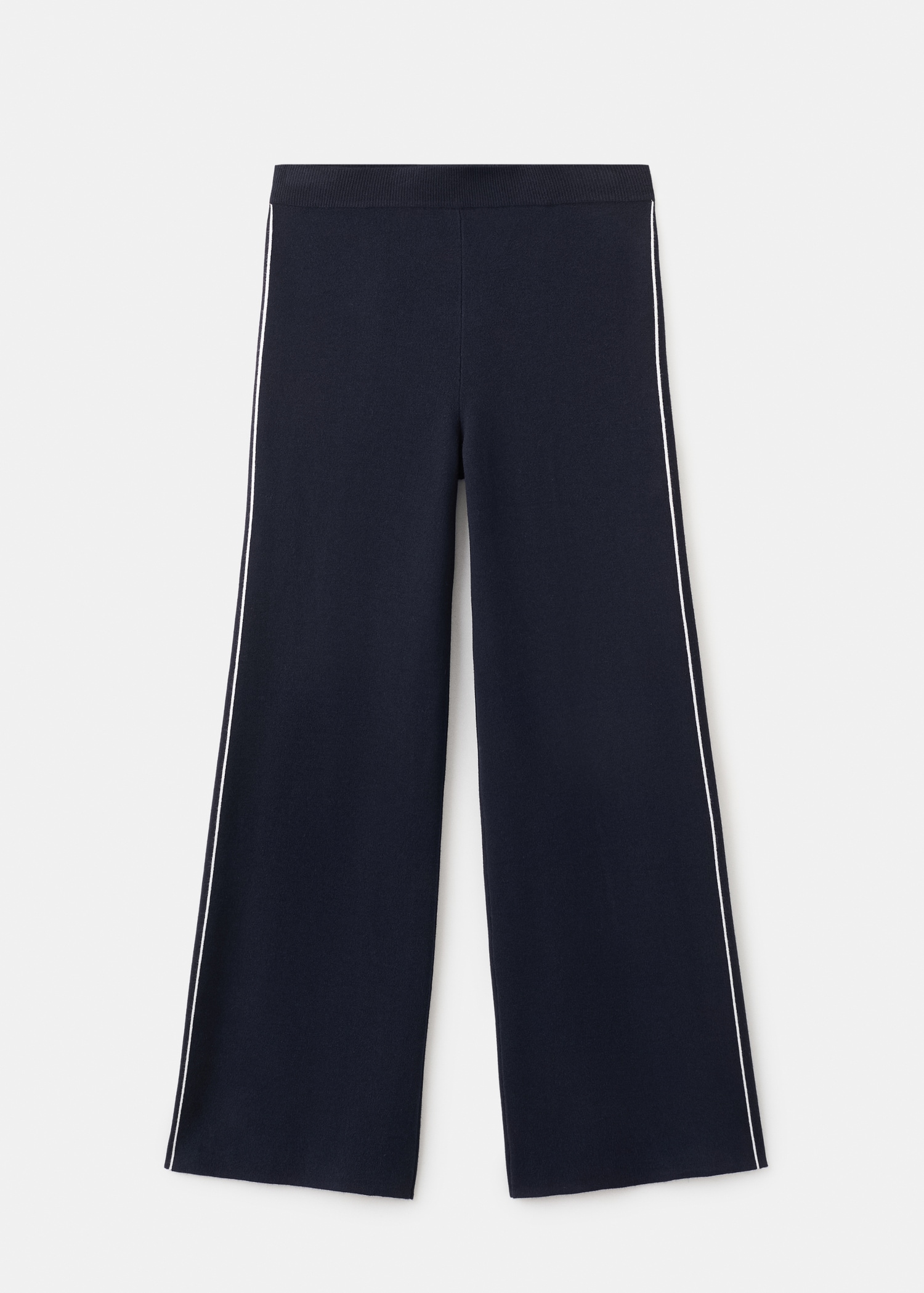Contrast stripe straight trousers - Article without model