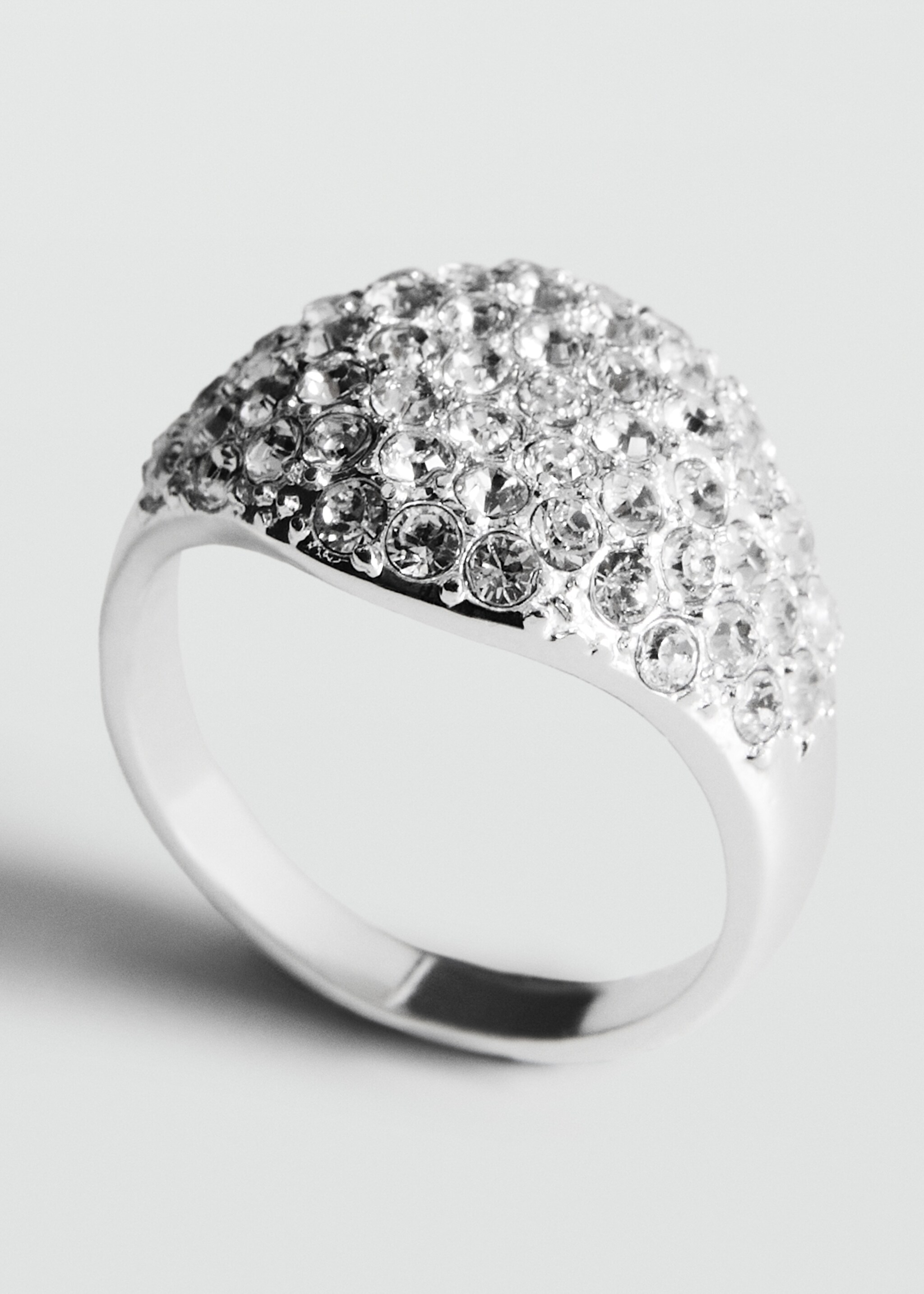 Crystal ring - Medium plane, Silver. Ref: 27081275-00.