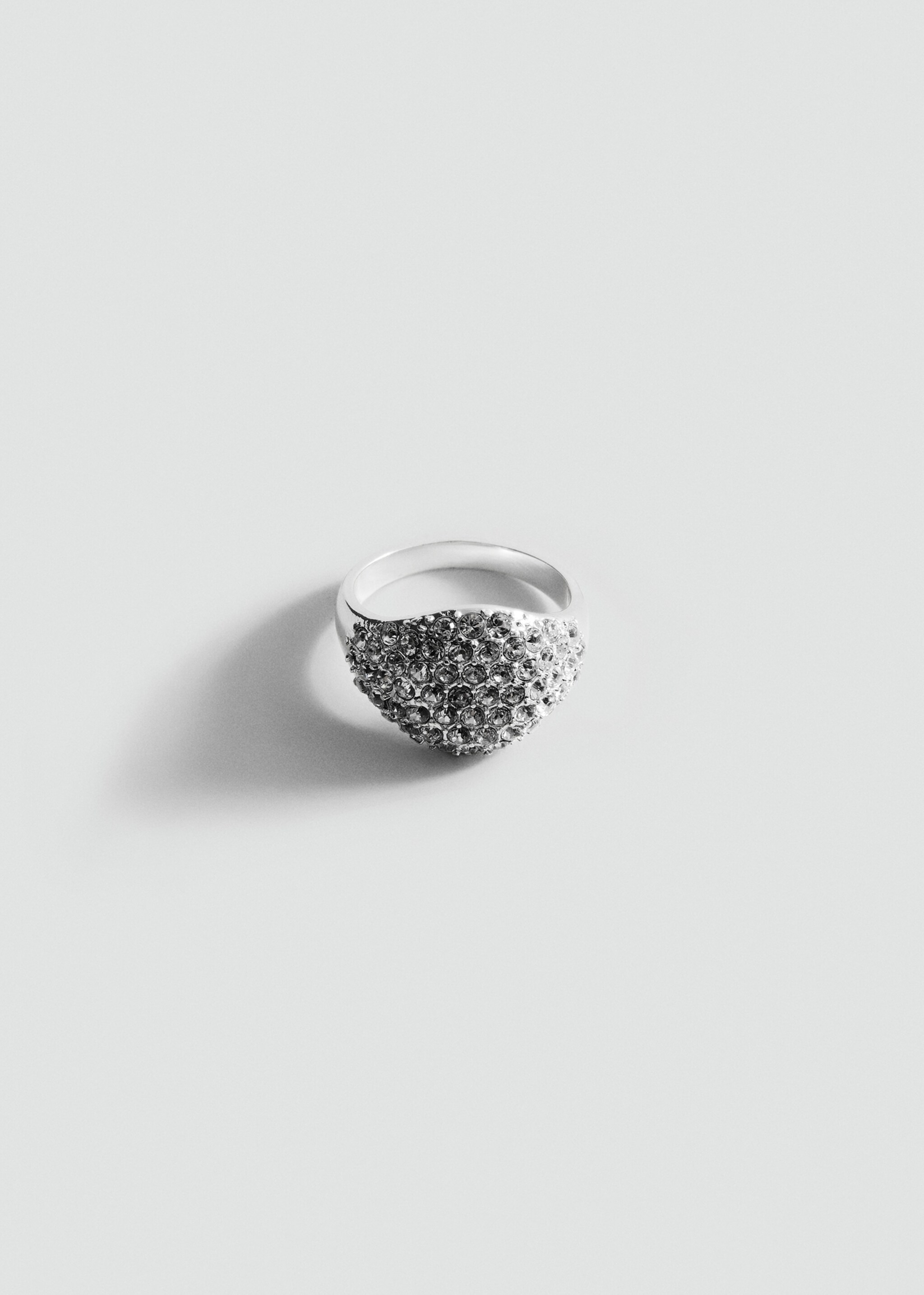 Crystal ring - Article without model, Silver. Ref: 27081275-00.