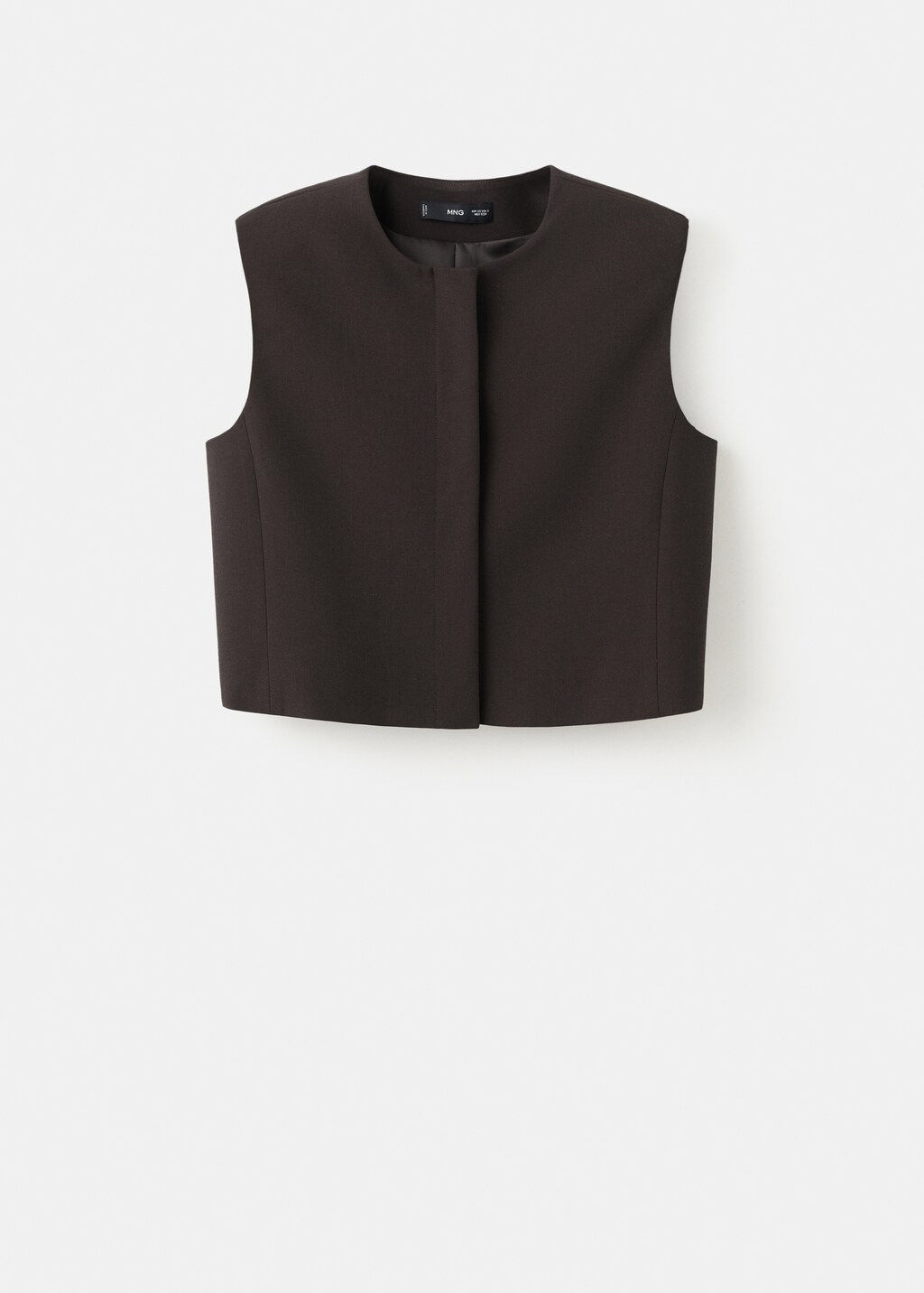 Mango Wool-blend crop top thumbnail