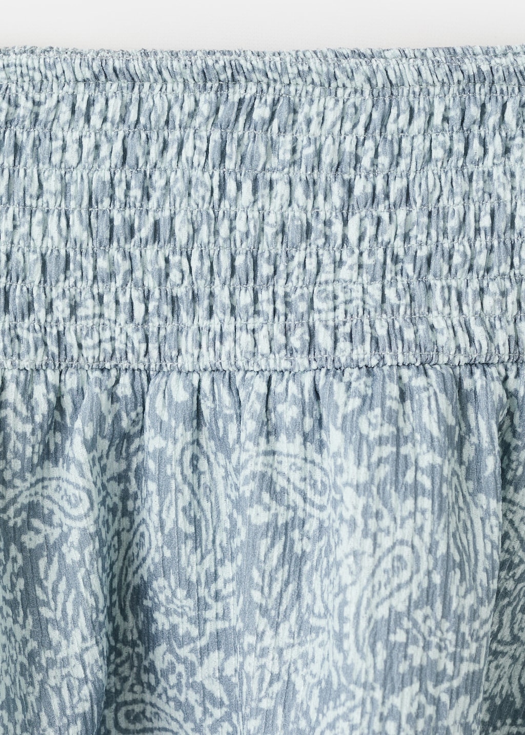 Printed ruffle skirt