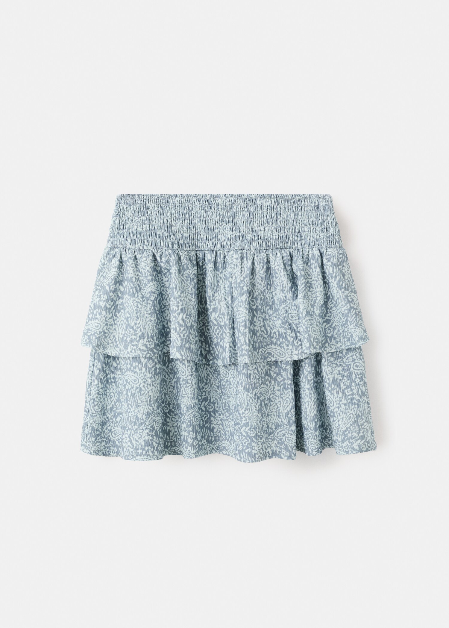 Printed ruffle skirt - Reverse of the article