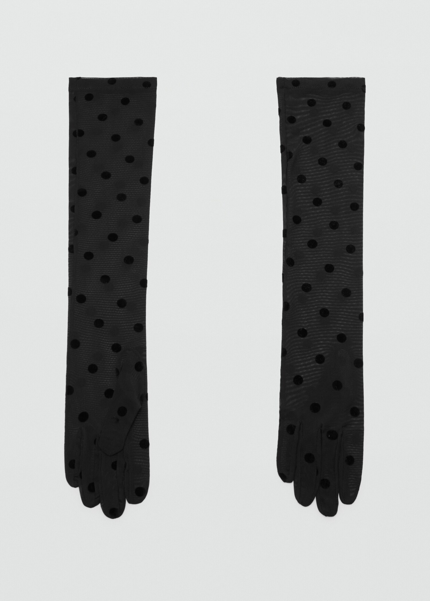 Long spotted gloves - Article without model