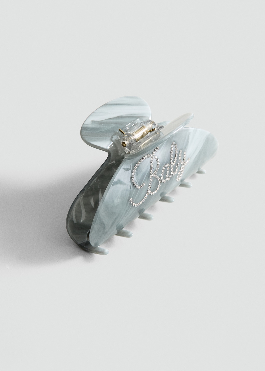 Les Précieuses - Pince à Cheveux Ajourée Nacrée Sauge & Mauve - Les Précieuses