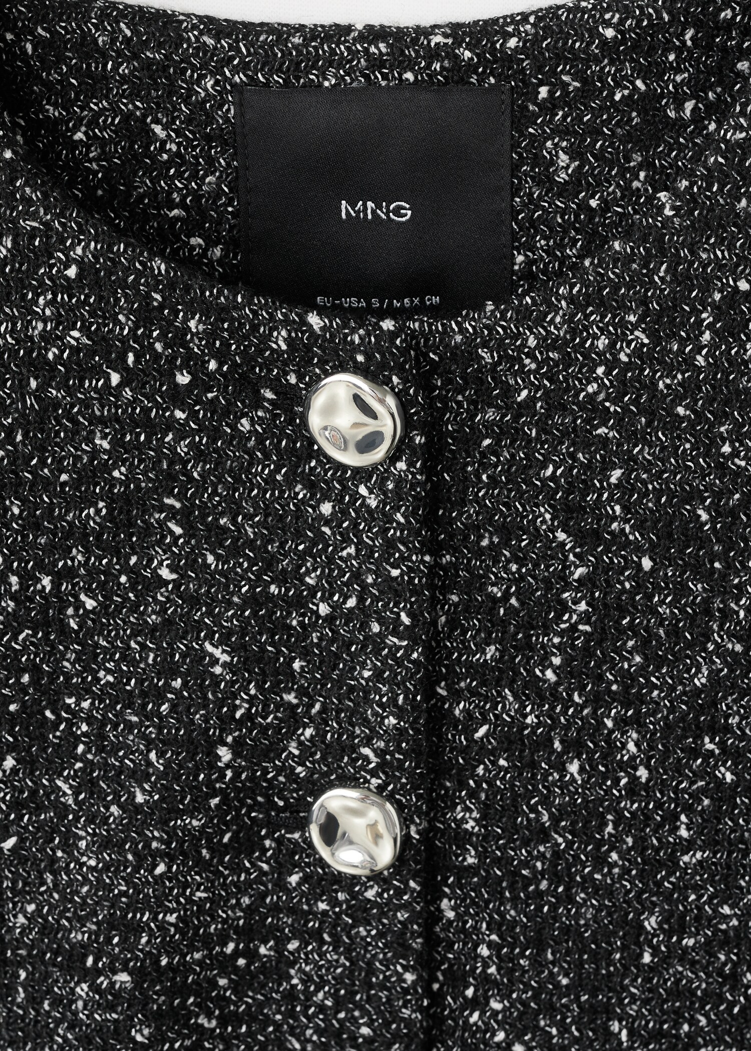 Flecked cotton-blend jacket - Details of the article 8