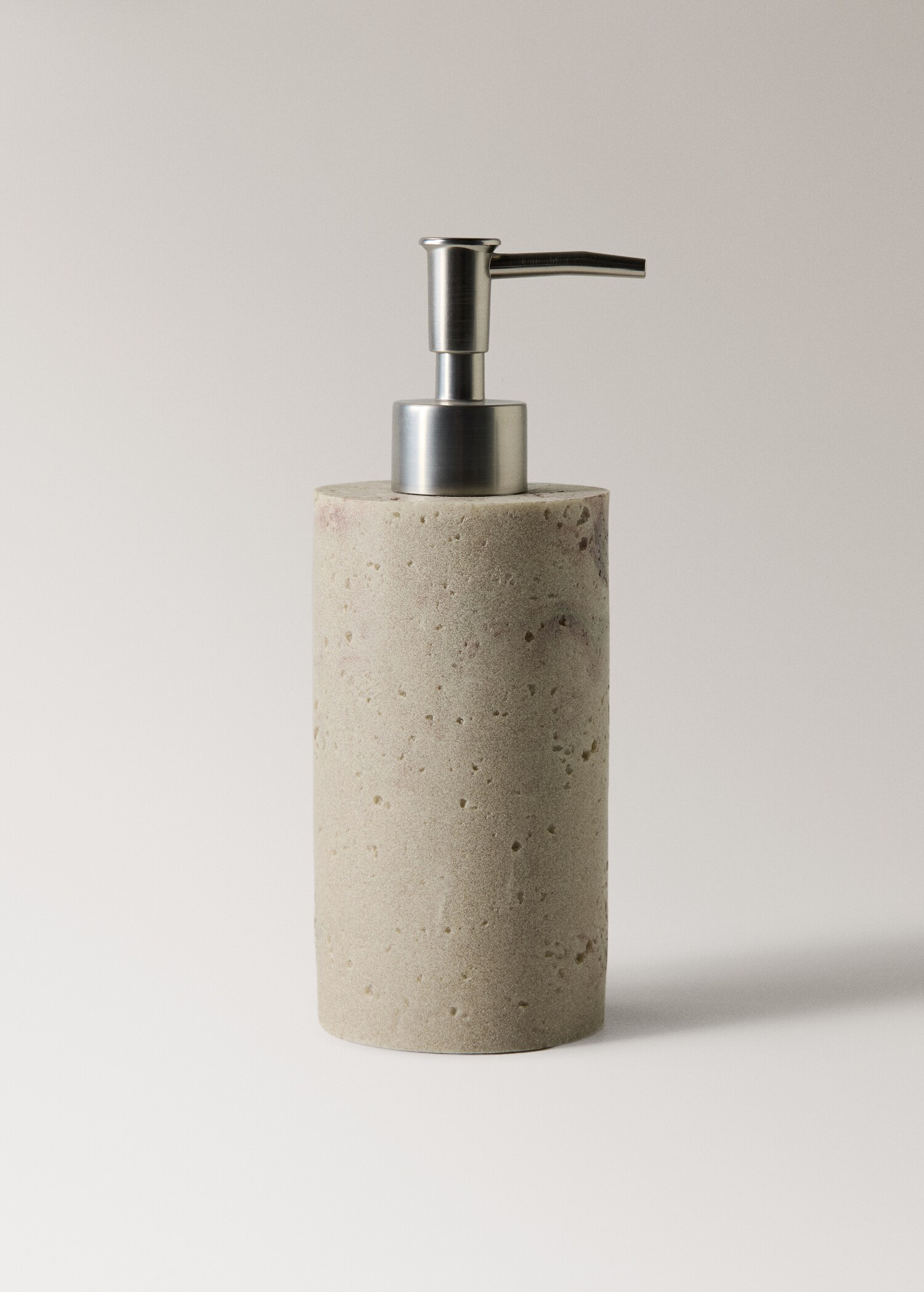 Seifenspender aus Harz im Travertin-Look - Artikel ohne Model