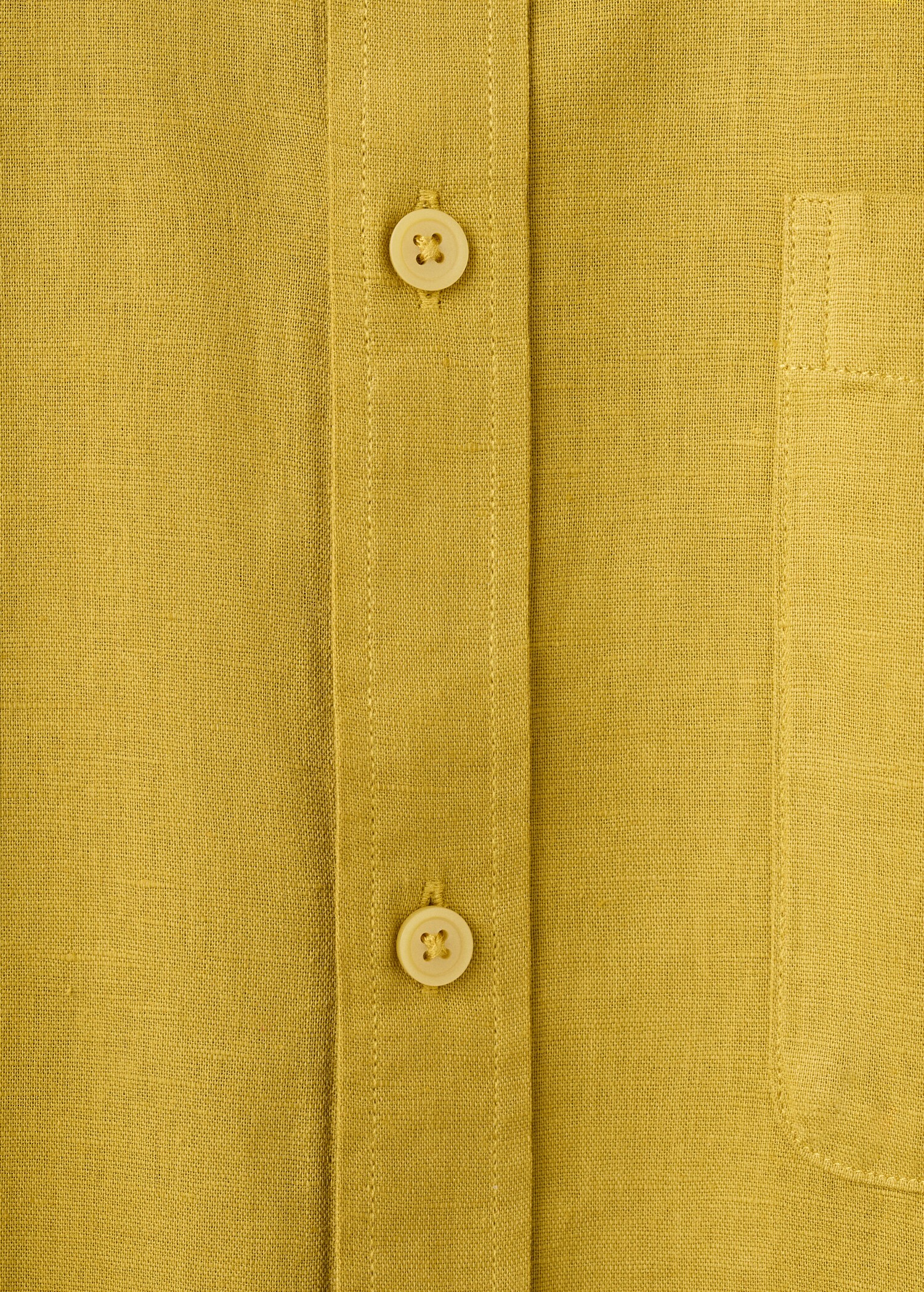 Pocket linen shirt - Details of the article 0
