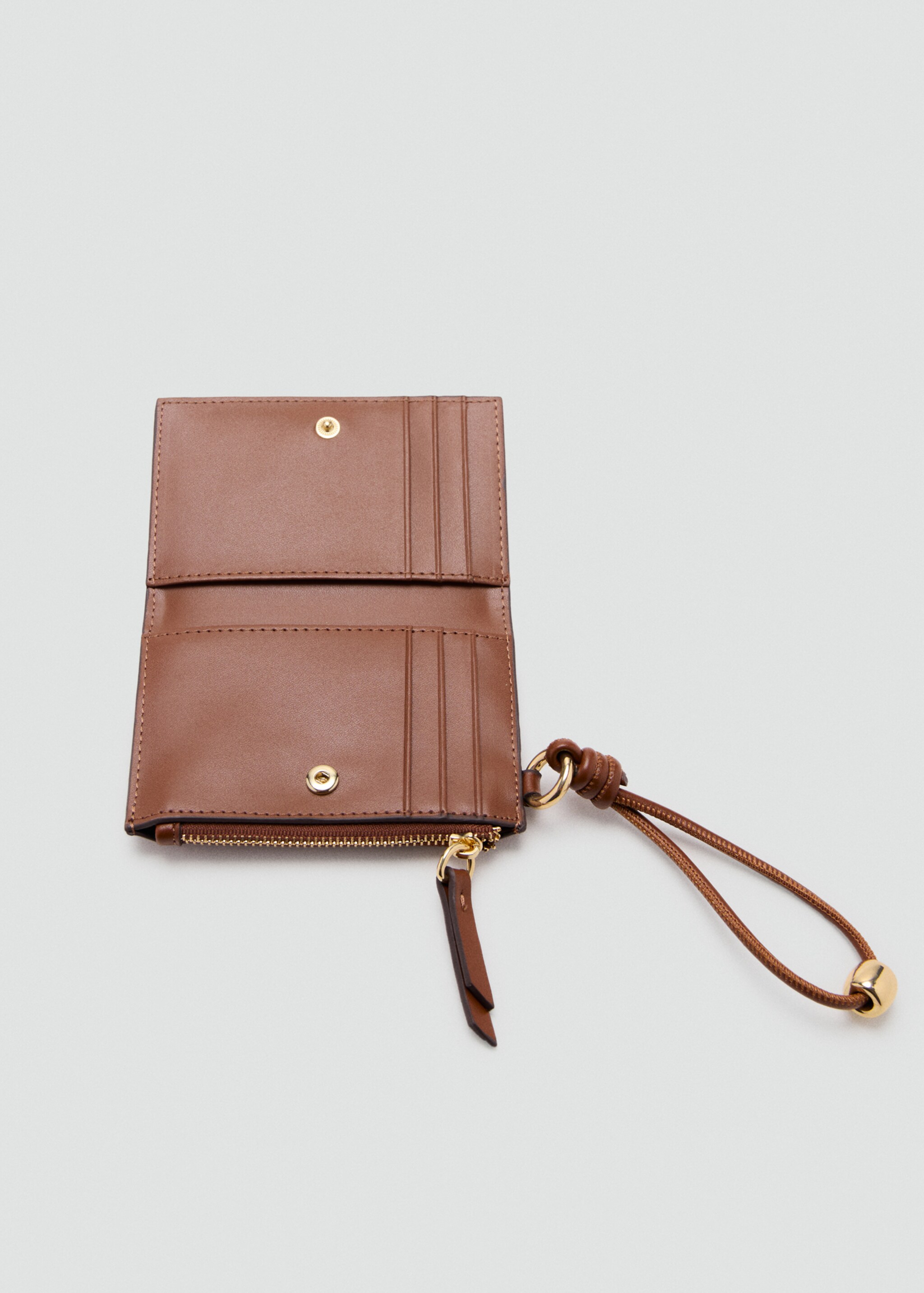 小号迷你珠饰钱包 - null, 中褐色. Ref: 27081300-00.