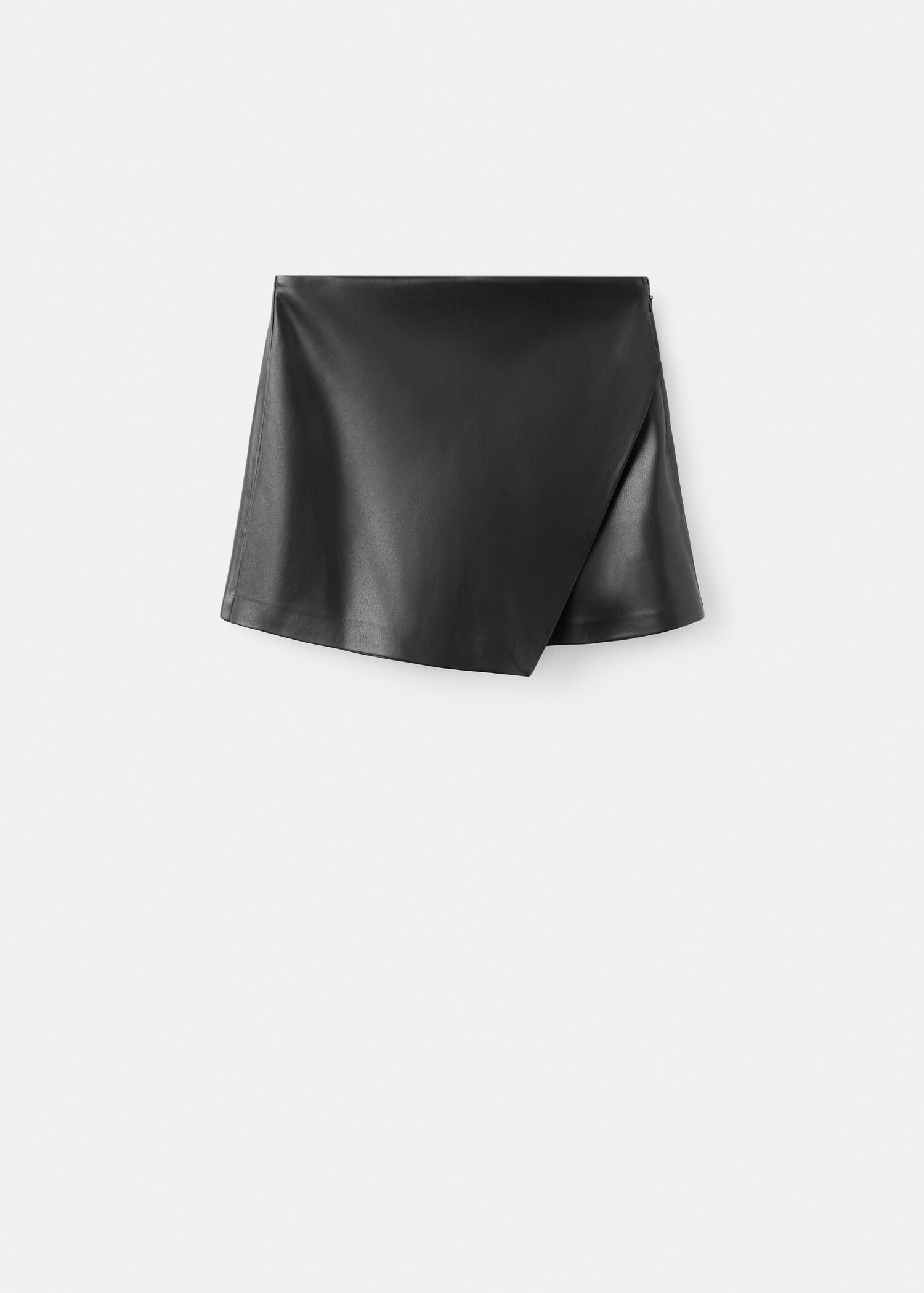 Faux-leather culottes - Article without model