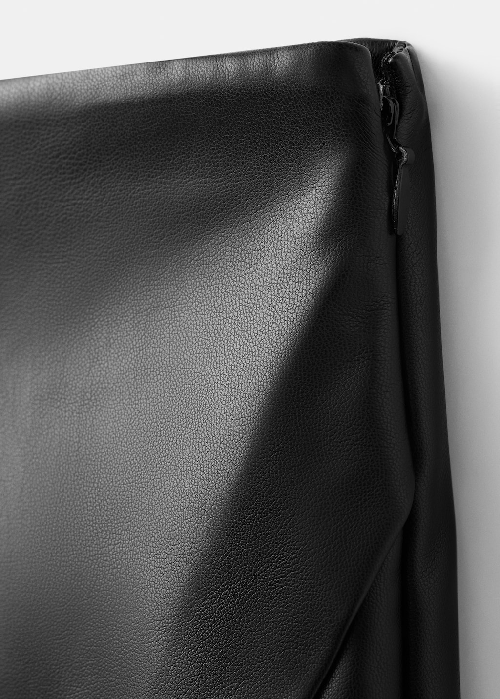 Faux-leather culottes