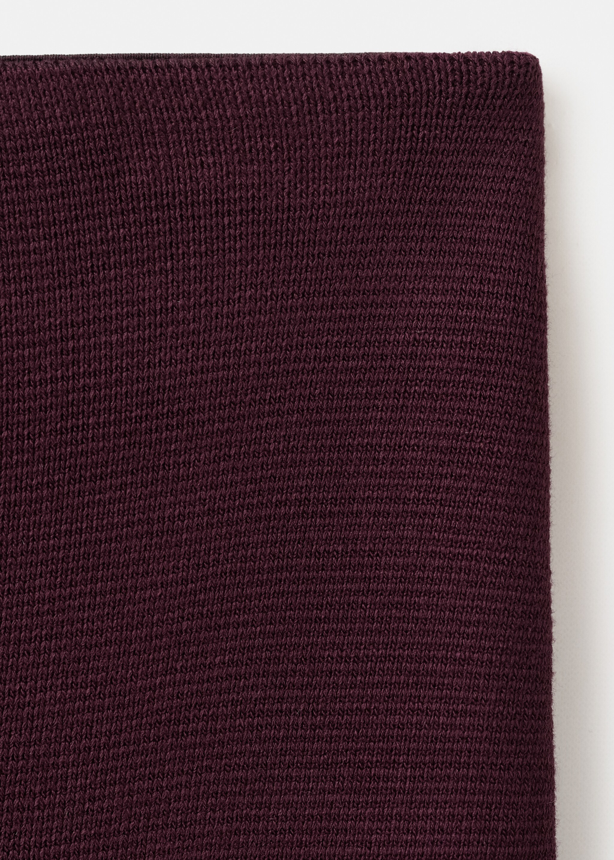 Knit pencil skirt - Details of the article 8, Wine. Ref: 27081307-00.