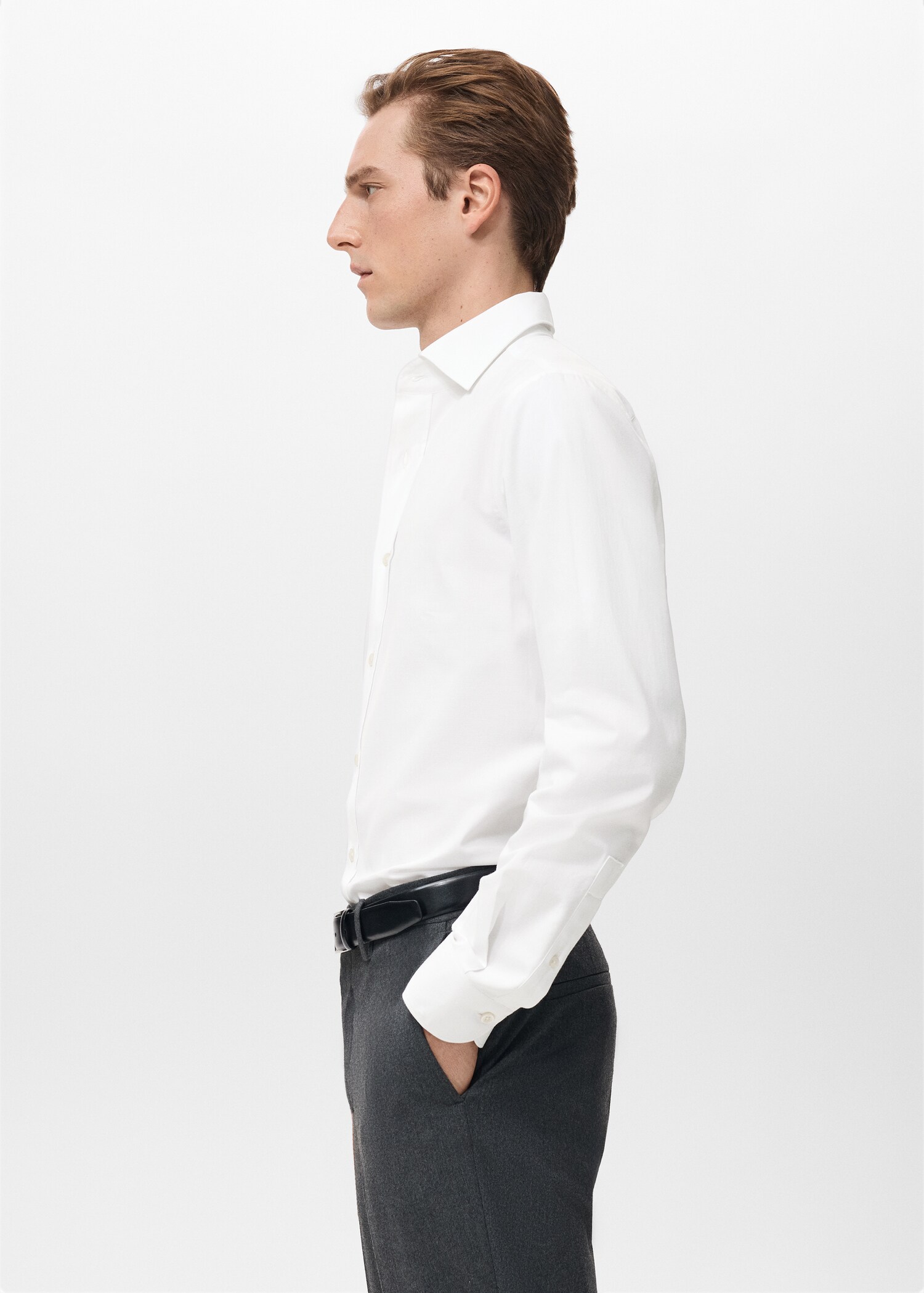 Camisa 100% algodón slim fit - Detalle del artículo 2