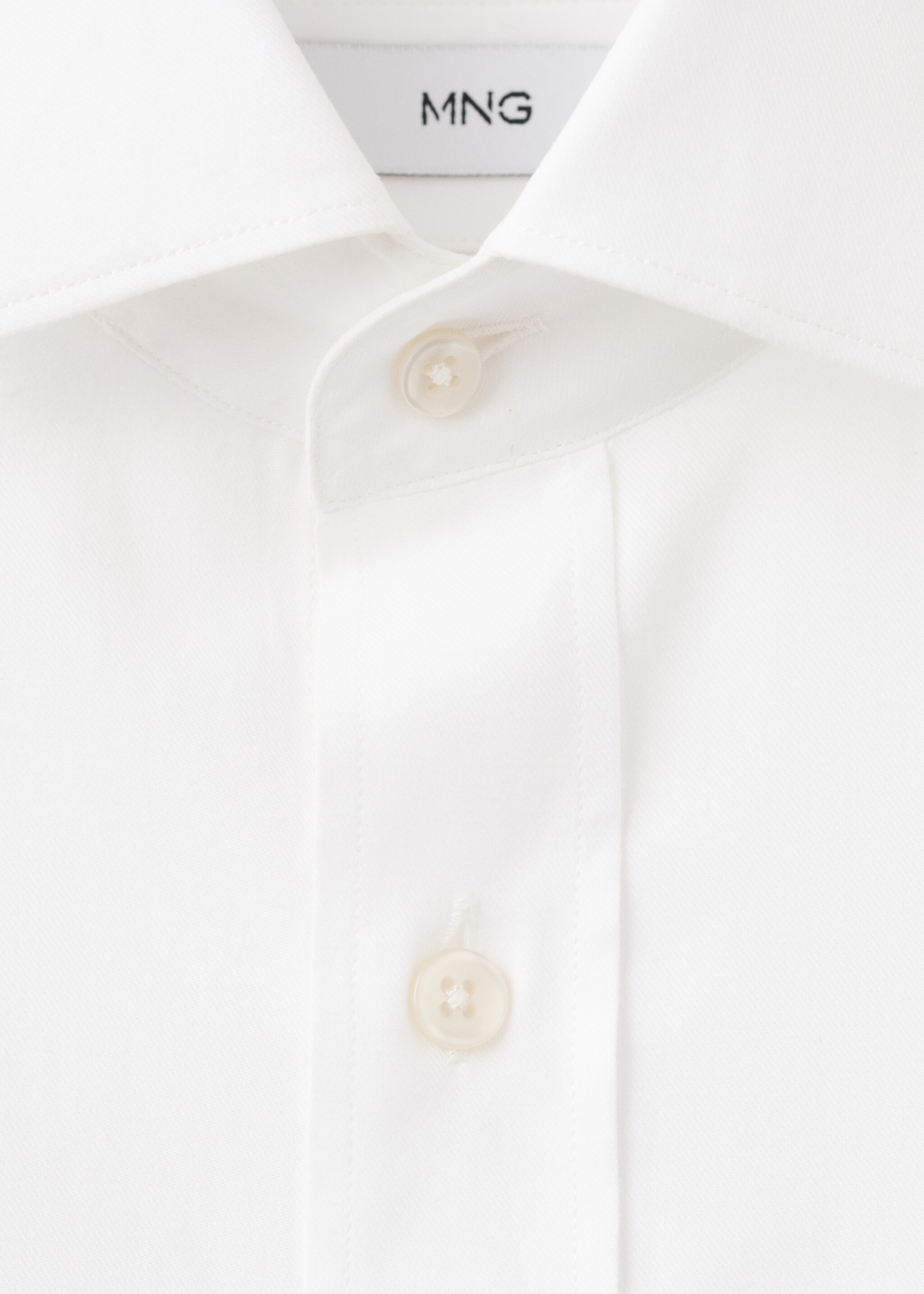 Сорочка з 100% бавовни приталеного крою - Детальніше про товар 8, Білий. Ref: 27081310-00.