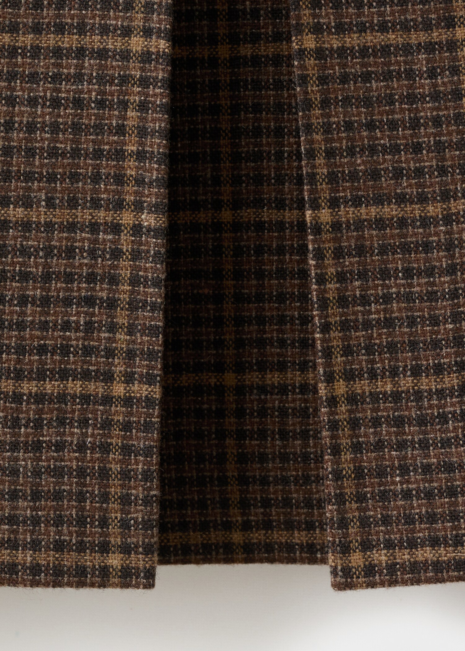 Wool-blend check midi-skirt - Details of the article 9