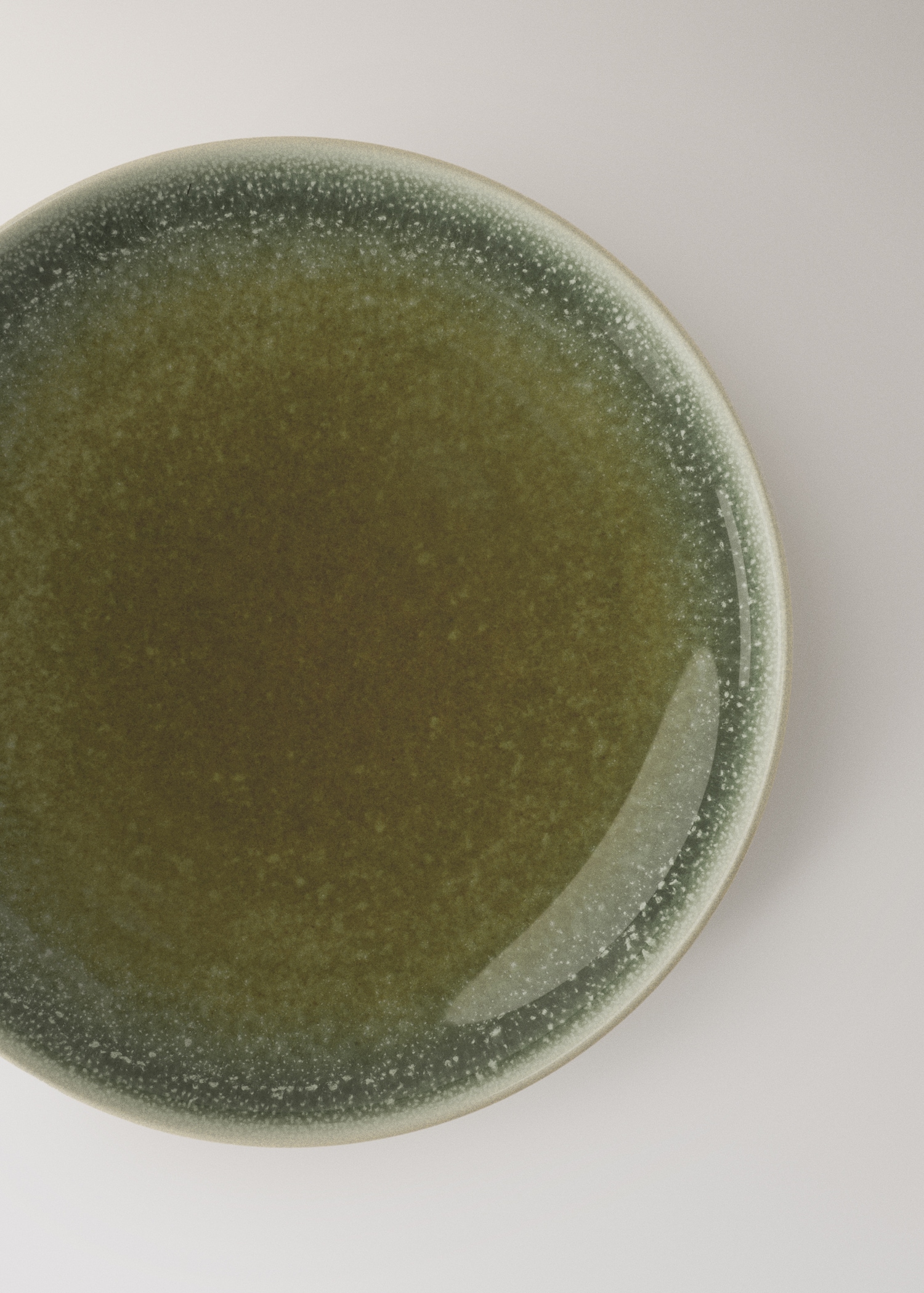 Gray gradient stoneware bread plate - Home | MANGO Romania