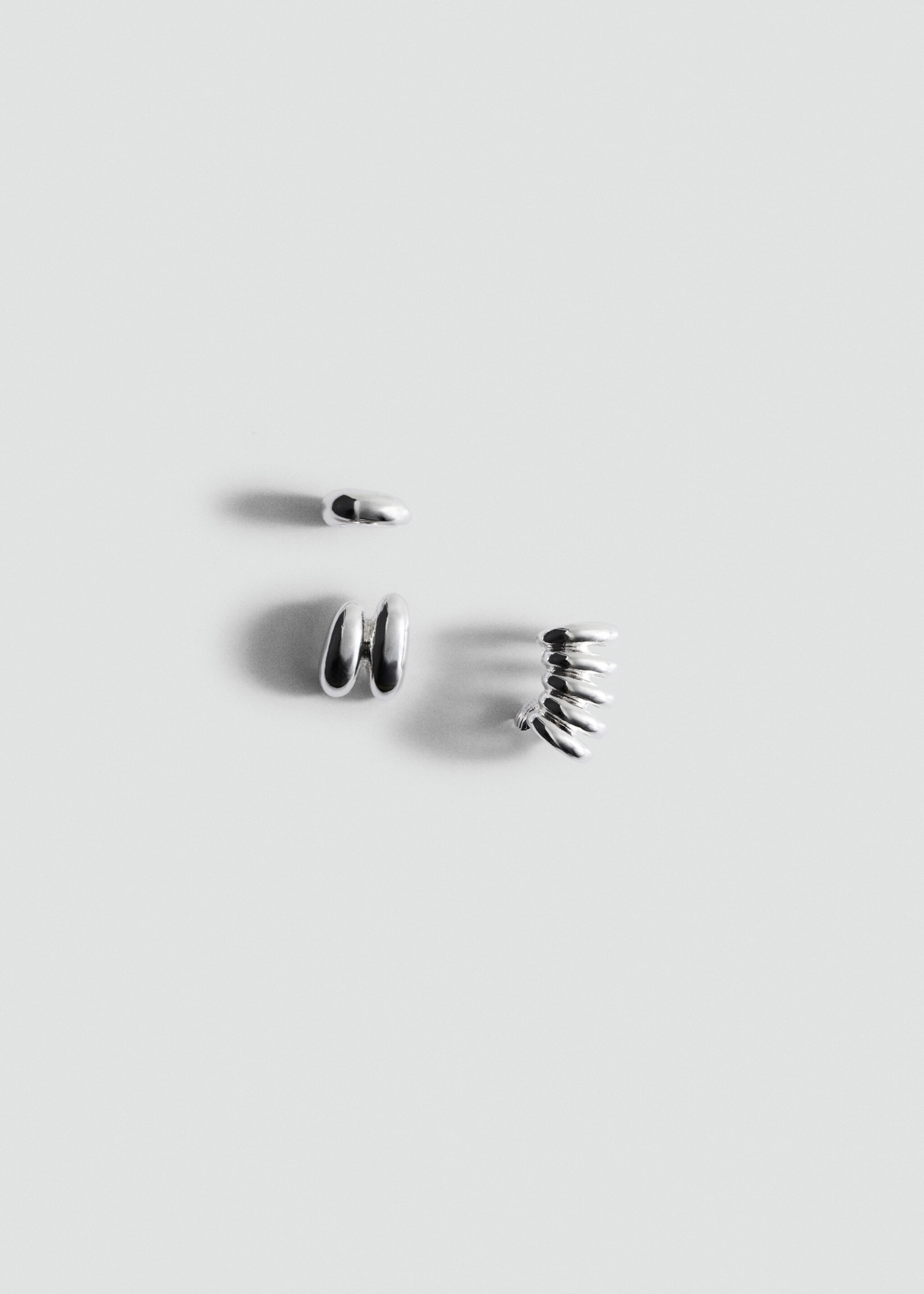 Combined earring set - Article without model, Silver. Ref: 27081317-00.