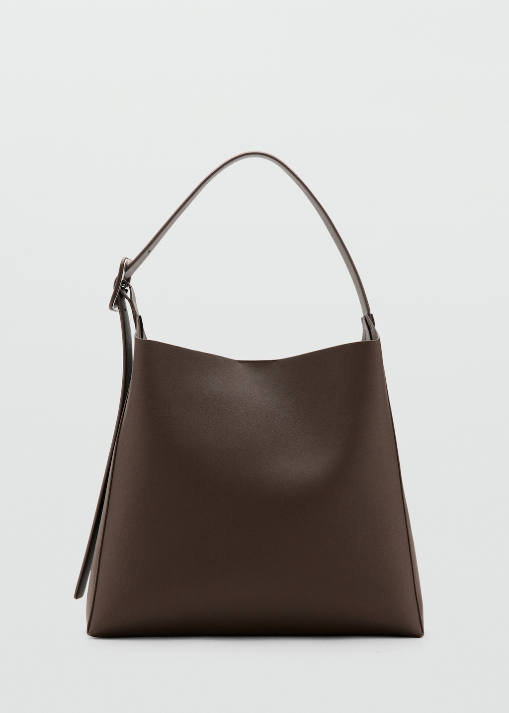 Shopper bag with buckle