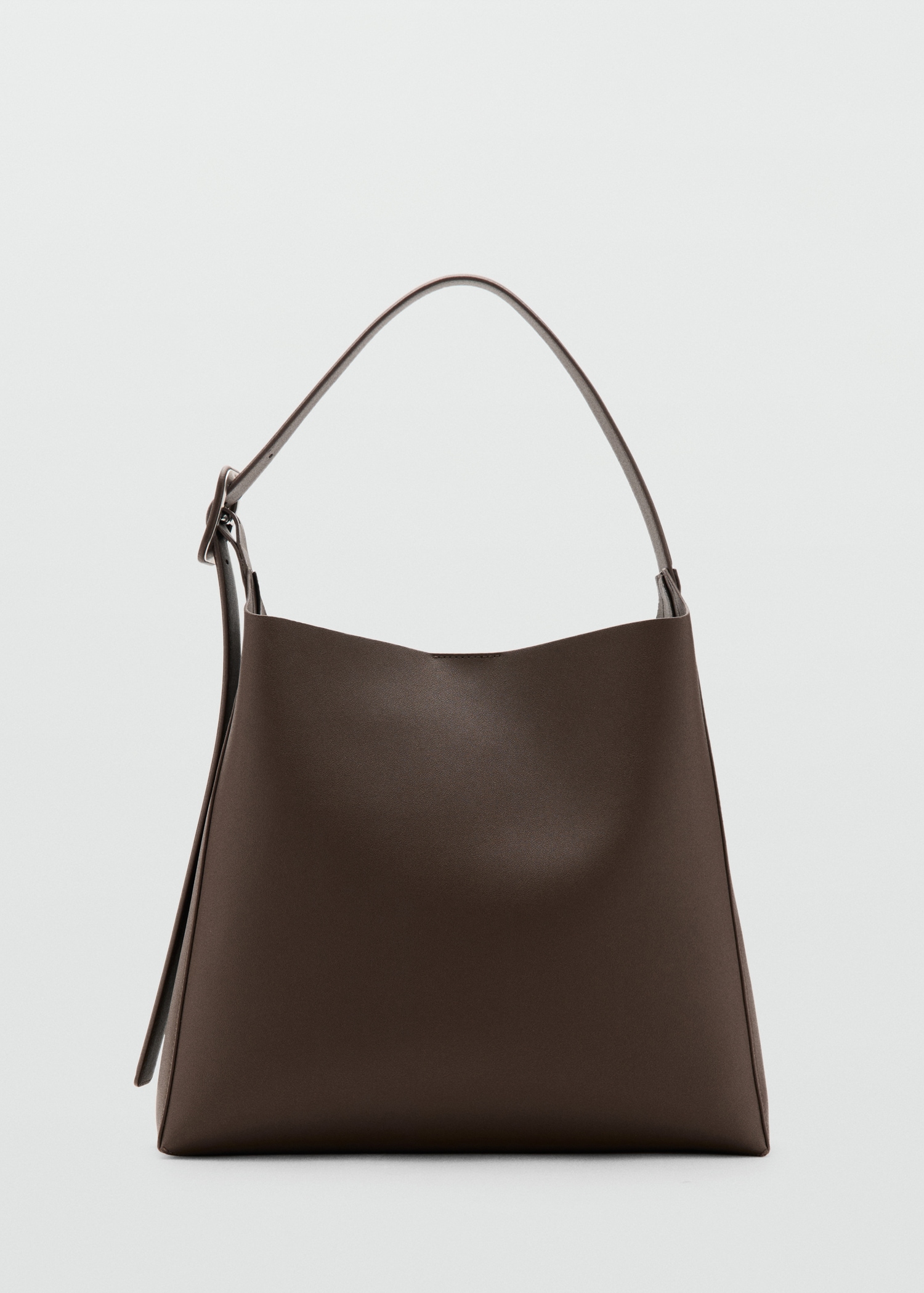 Shopper Bag With Buckle