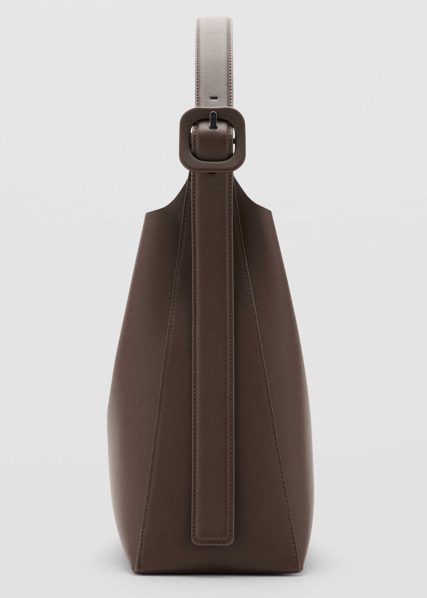 Shopper Bag With Buckle