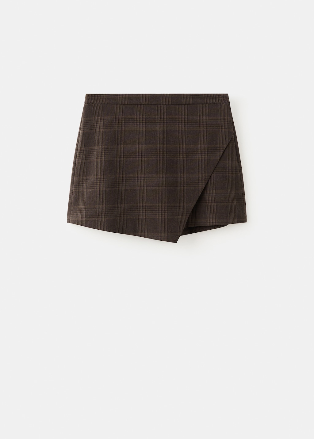 Mango Checked asymmetric skirt thumbnail