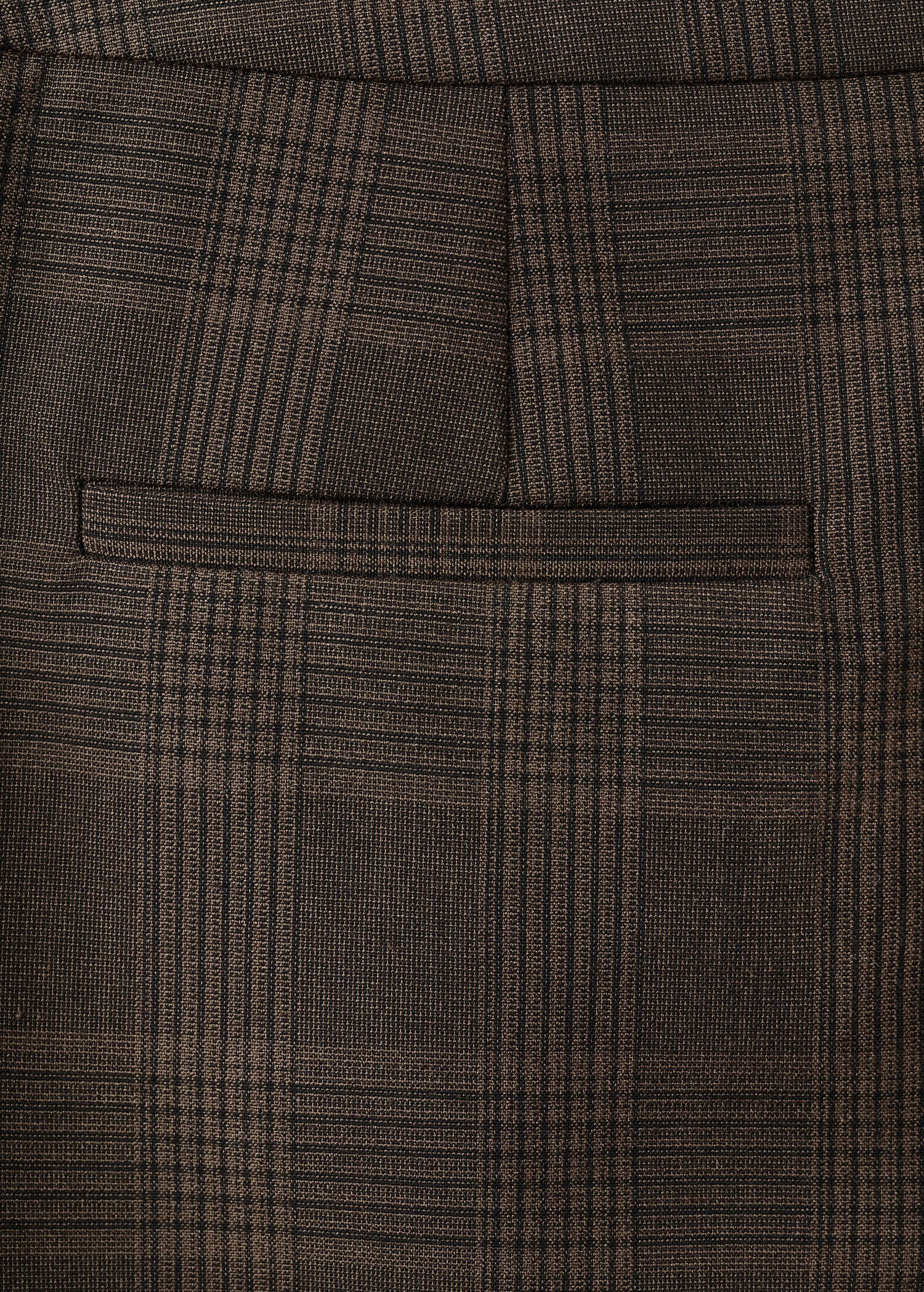 Checked asymmetric skirt - Details of the article 0