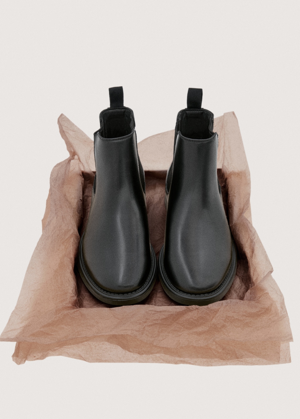 Leather chelsea boots