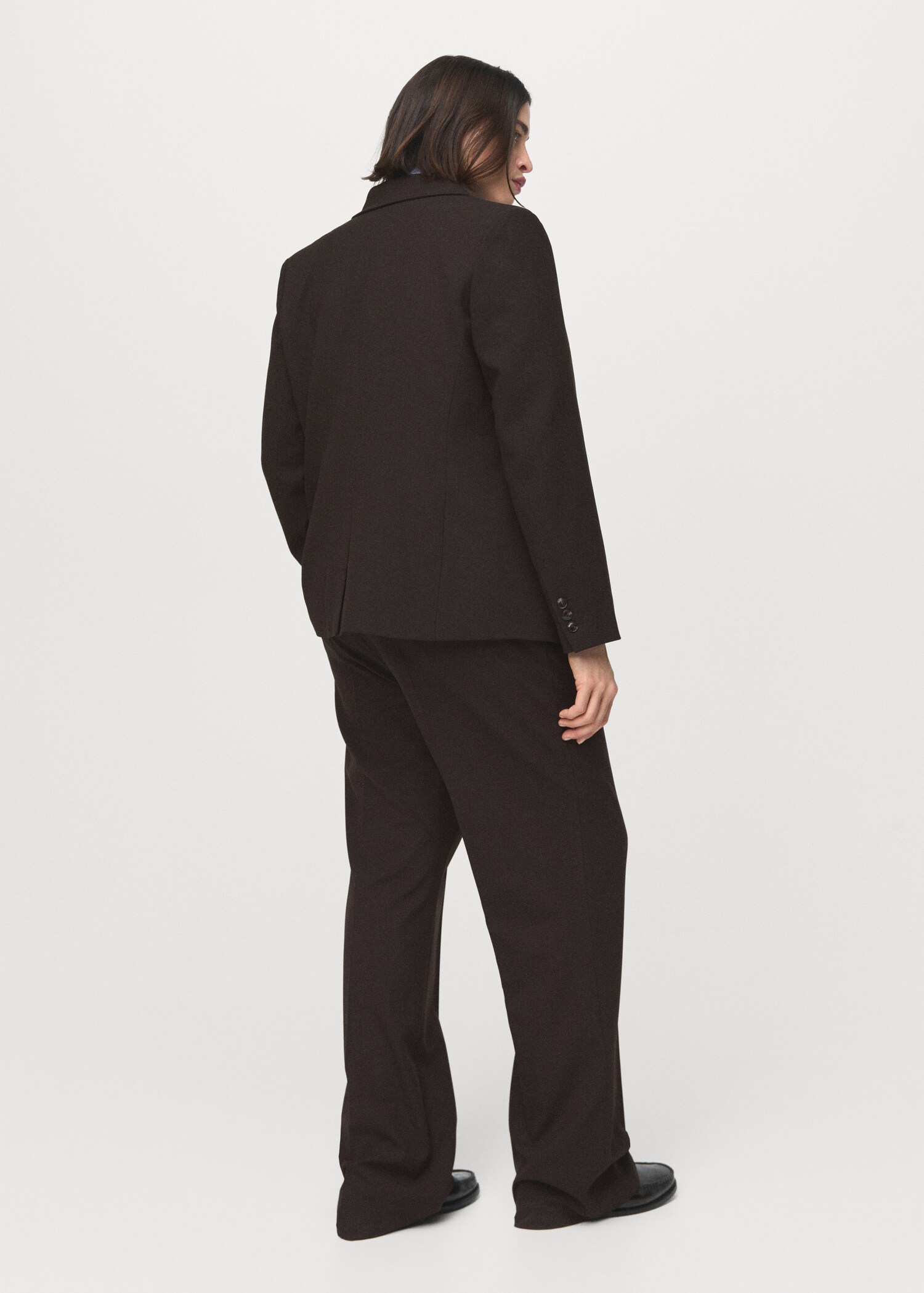 Straight-fit suit trousers - Details of the article 4