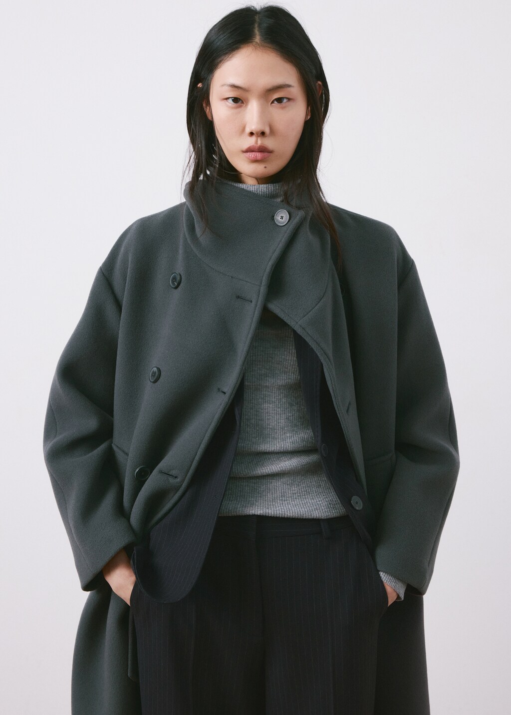 Straight-fit suit pants - image 5