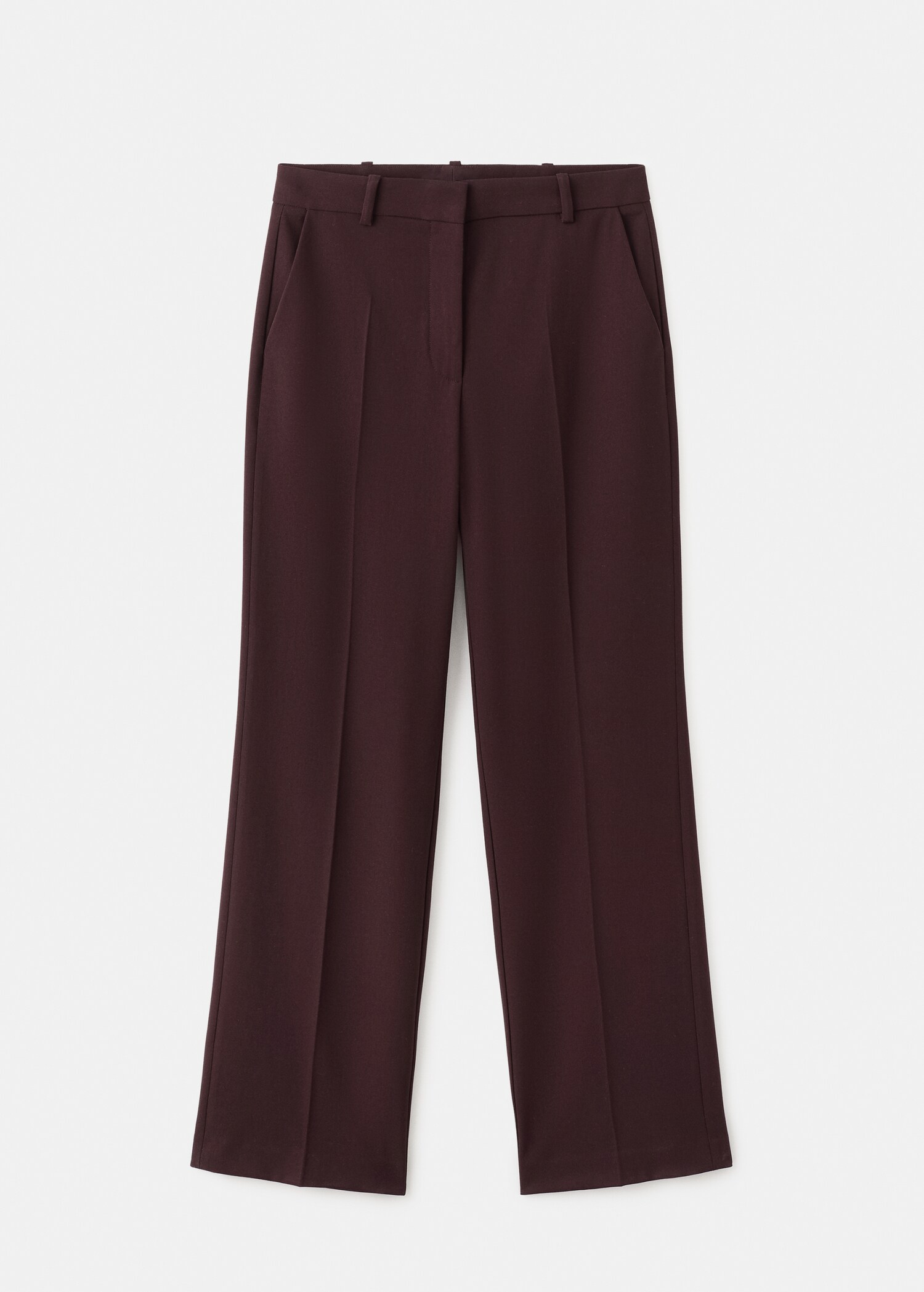 Straight-fit suit trousers - Article without model