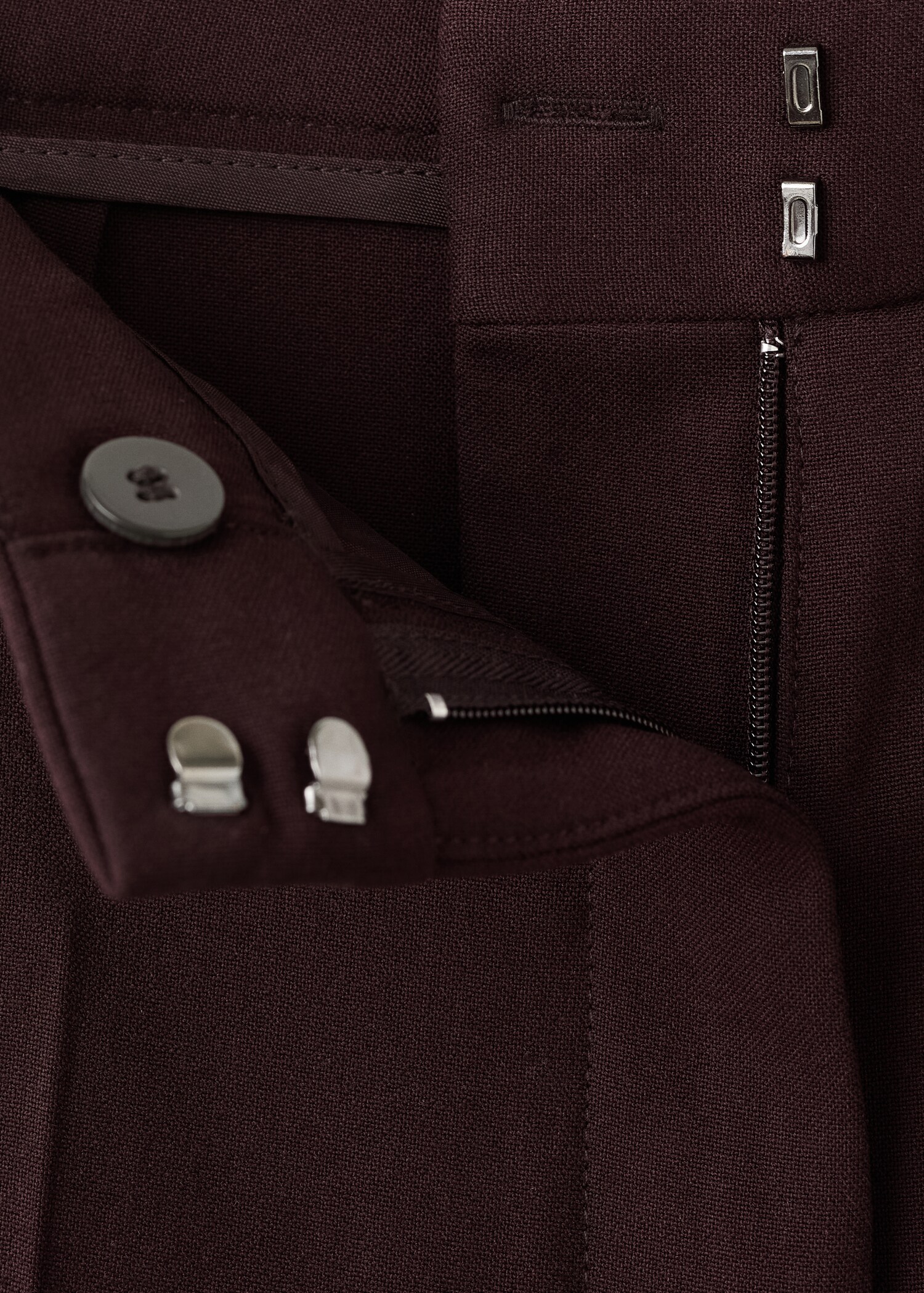 Straight-fit suit trousers - Details of the article 0