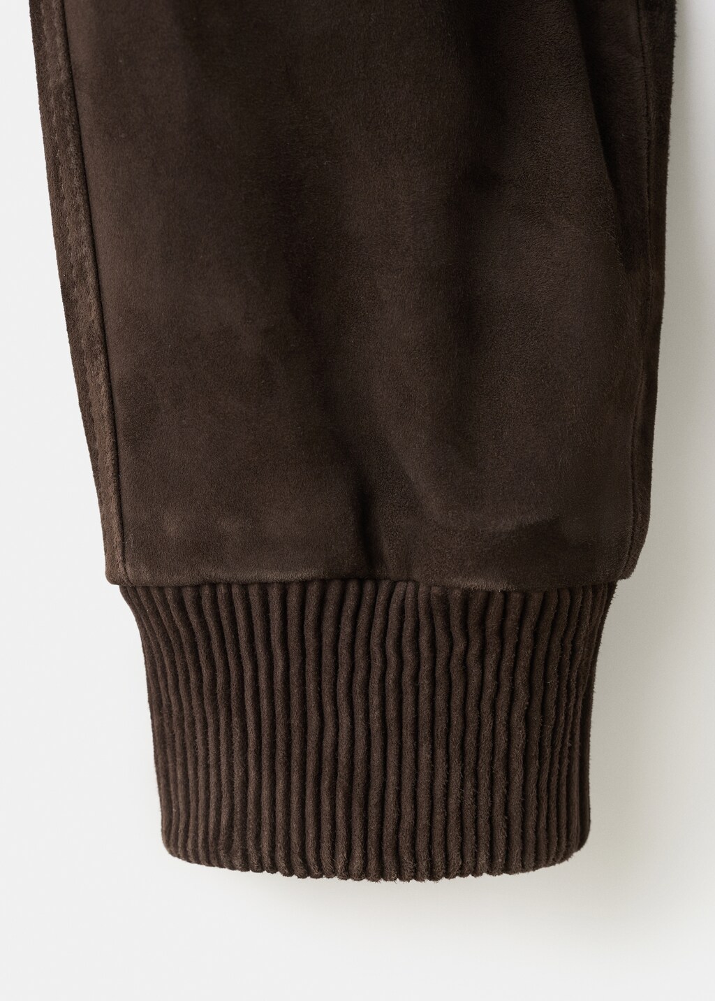 Mango Buttoned suede jacket