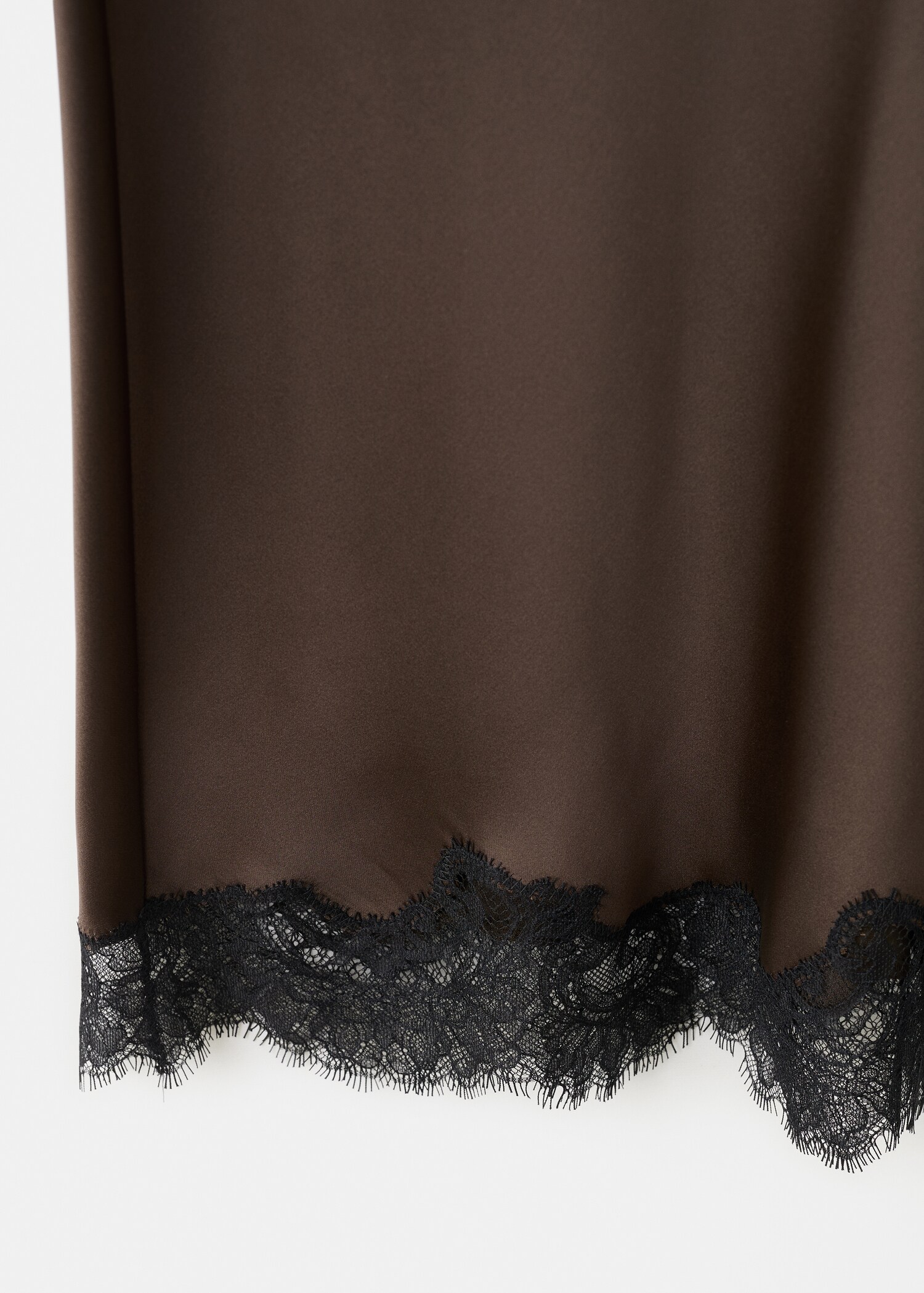 Satin lace skirt - Details of the article 0