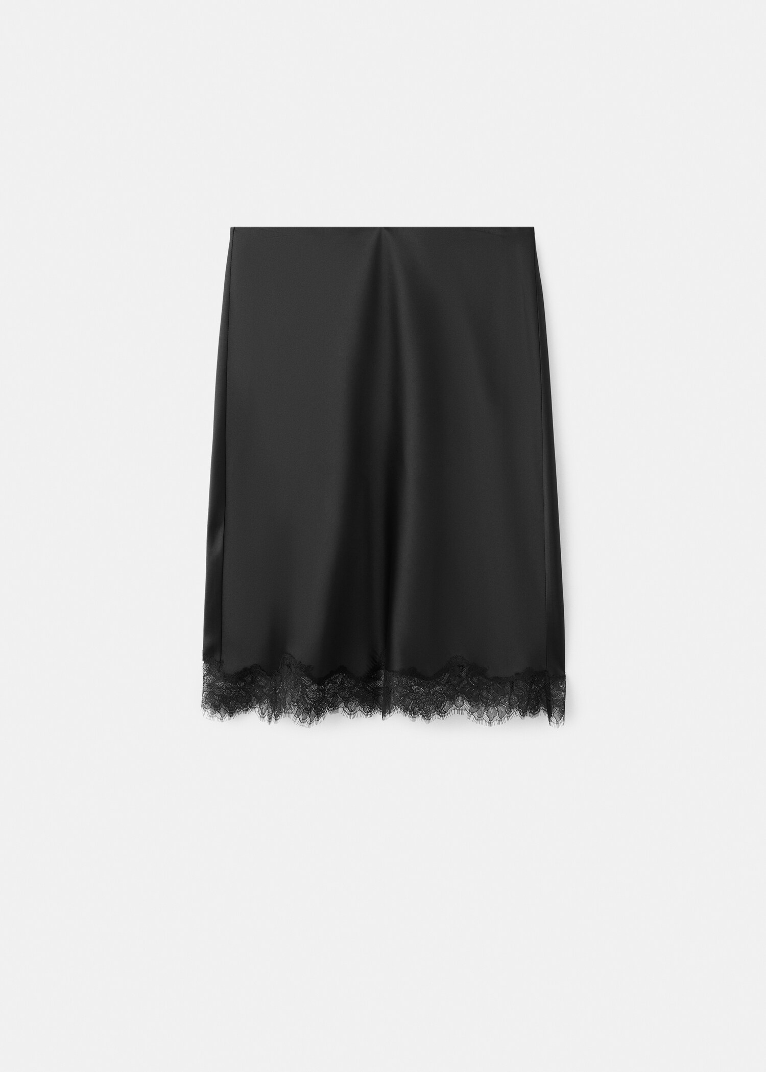 Satin lace skirt - Article without model