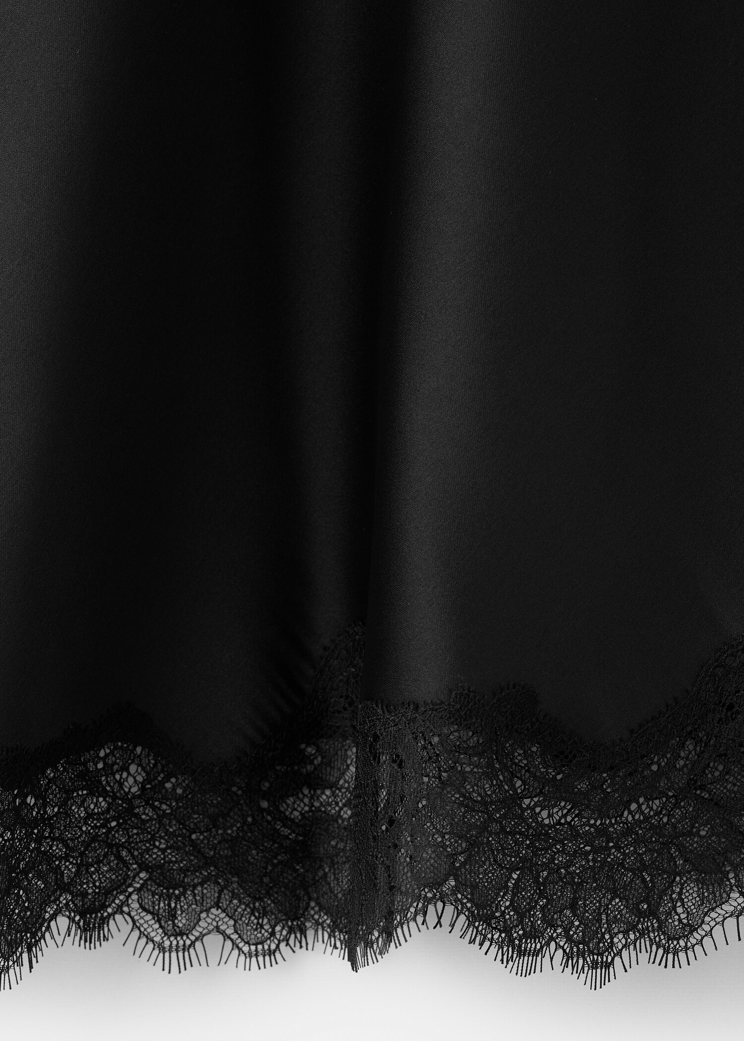 Satin lace skirt - Details of the article 0