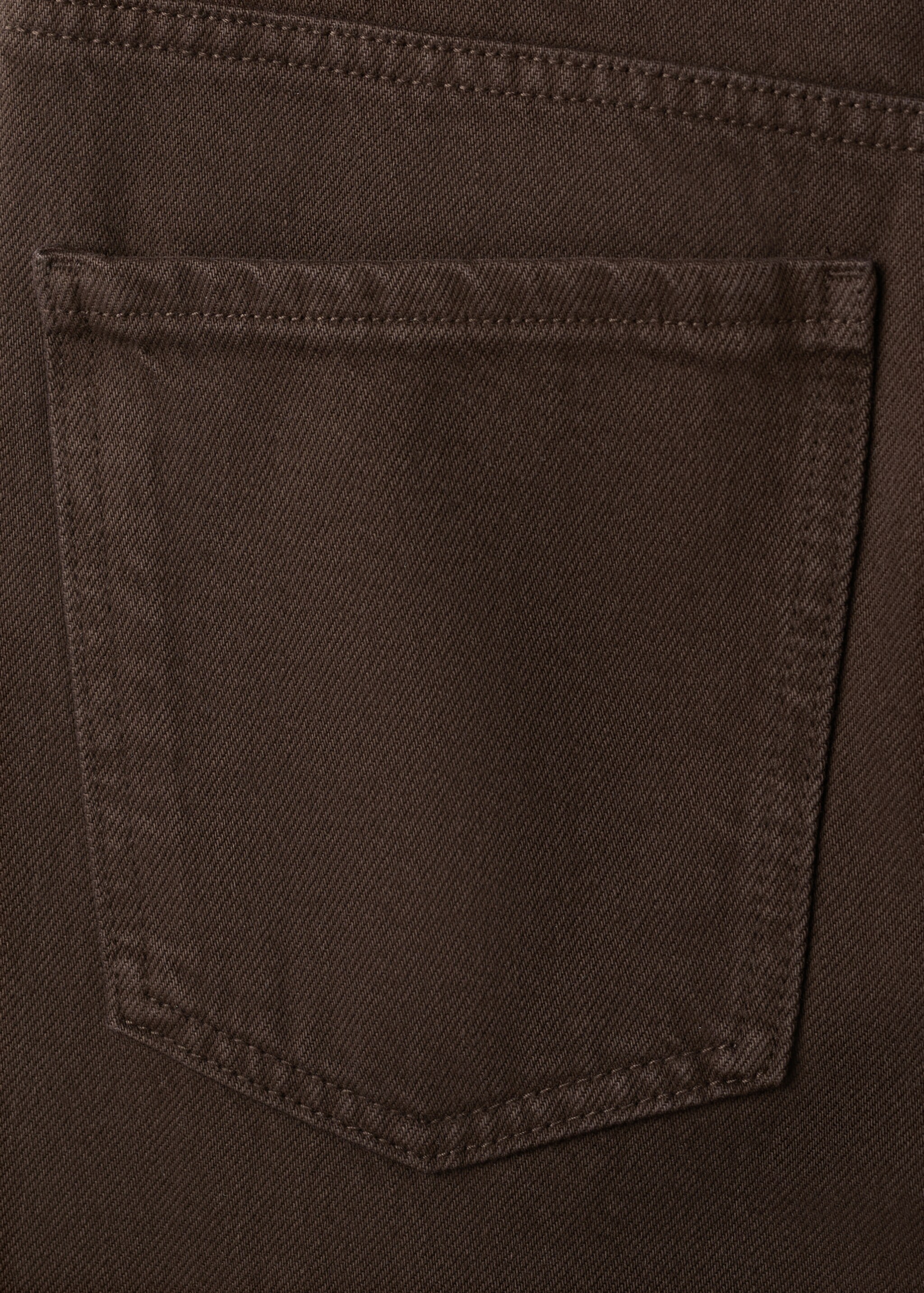 Danila high-waisted wide-leg jeans - Details of the article 0, Chocolate. Ref: 27081338-00.