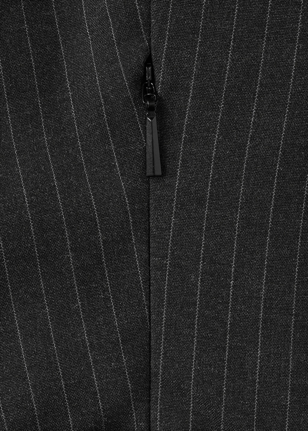 Mango Pinstripe dress with cut-out thumbnail