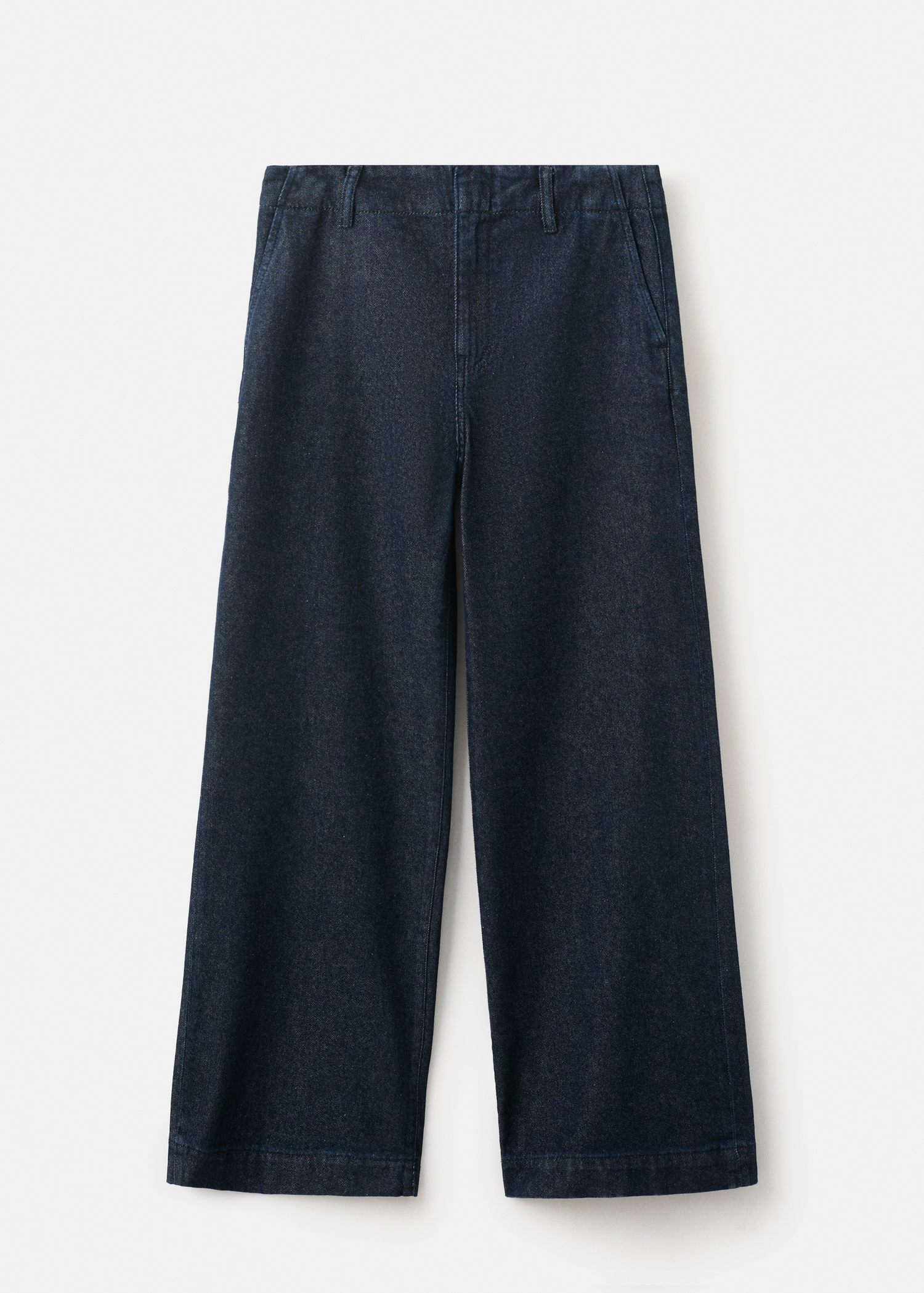 Wide leg mid-rise jeans - Article without model