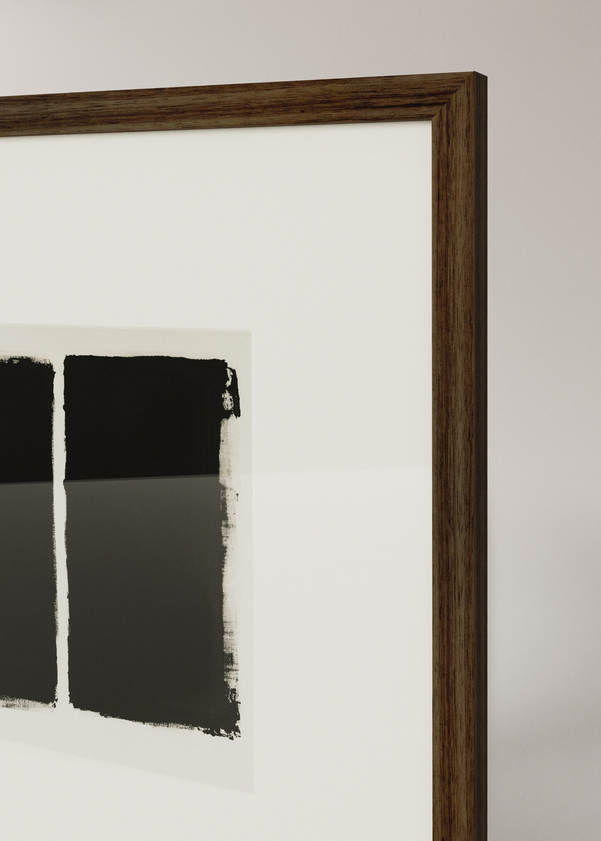 Artistic painting abstract composition - Details of the article 2, Black. Ref: 27081345-00.