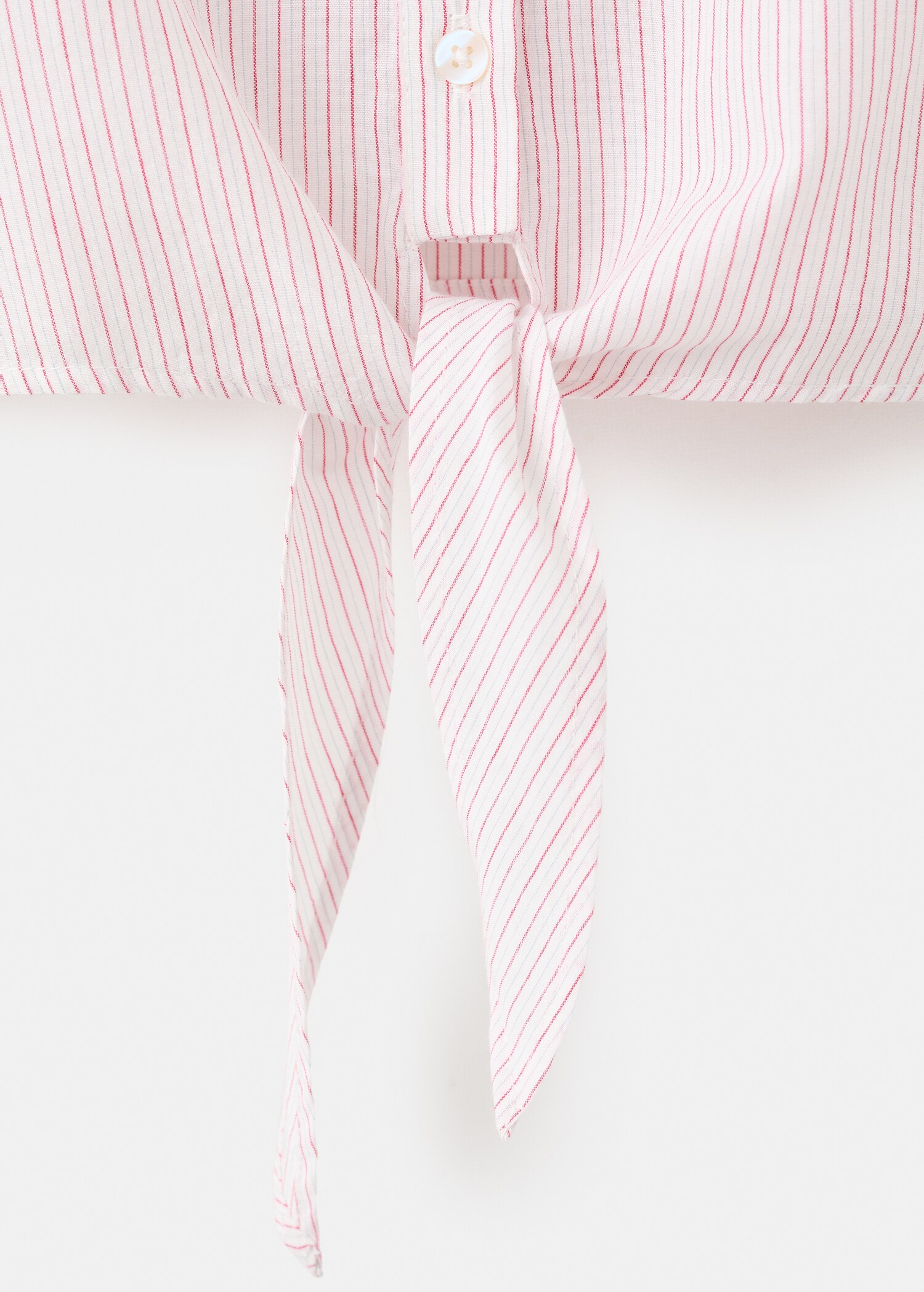 Ruffled stripe-patterned blouse - Details of the article 8