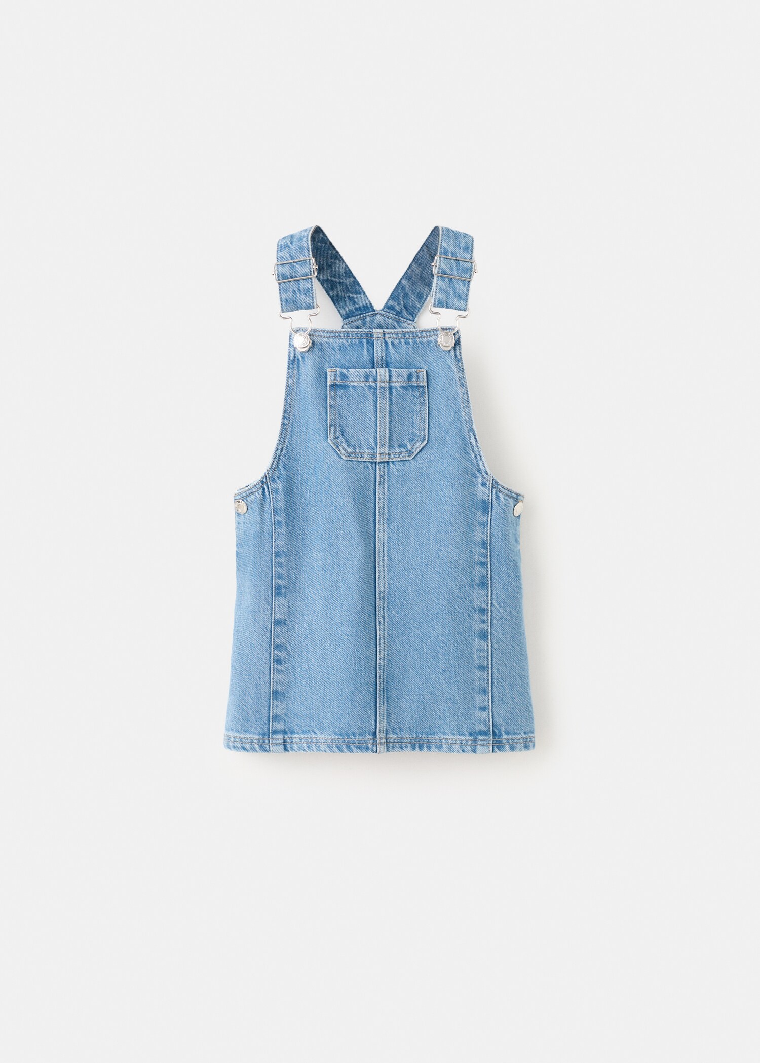 Short denim pinafore - Article without model