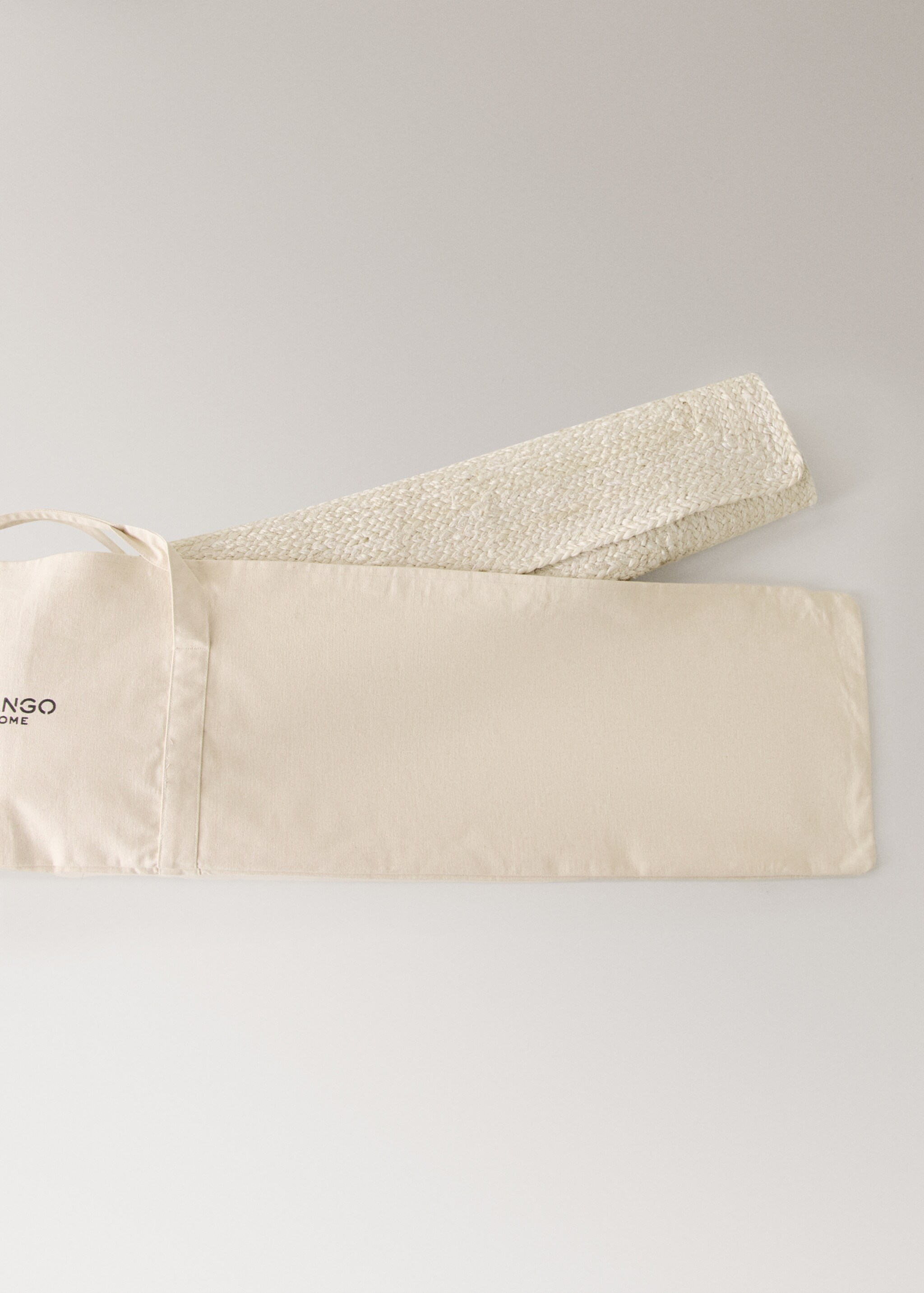Medium rug storage bag - Details of the article 3, Ecru. Ref: 27081512-00.