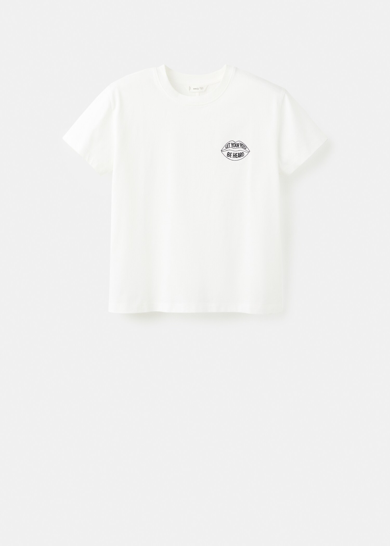 Embroidered short-sleeved t-shirt - Article without model