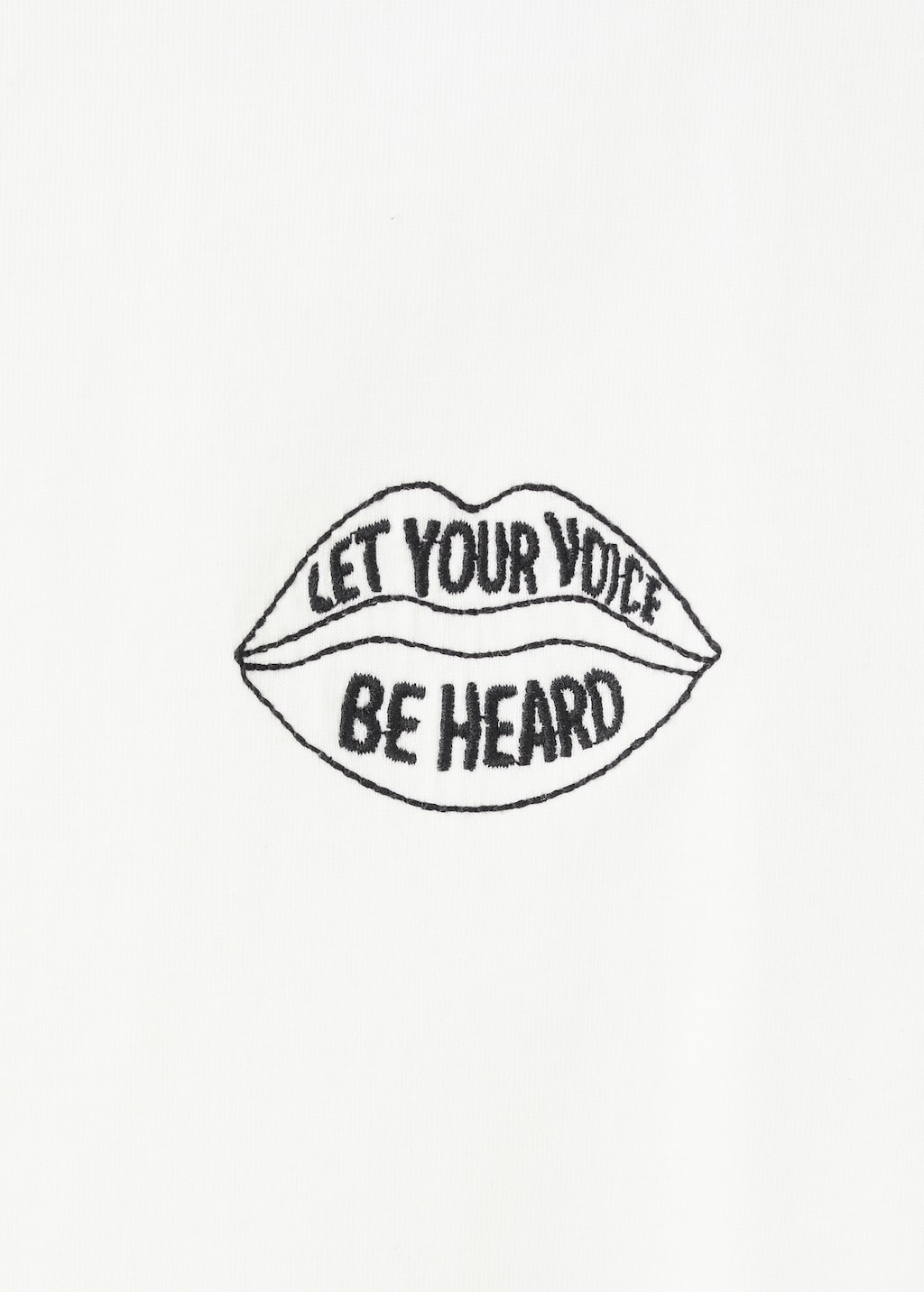 Embroidered short-sleeved t-shirt