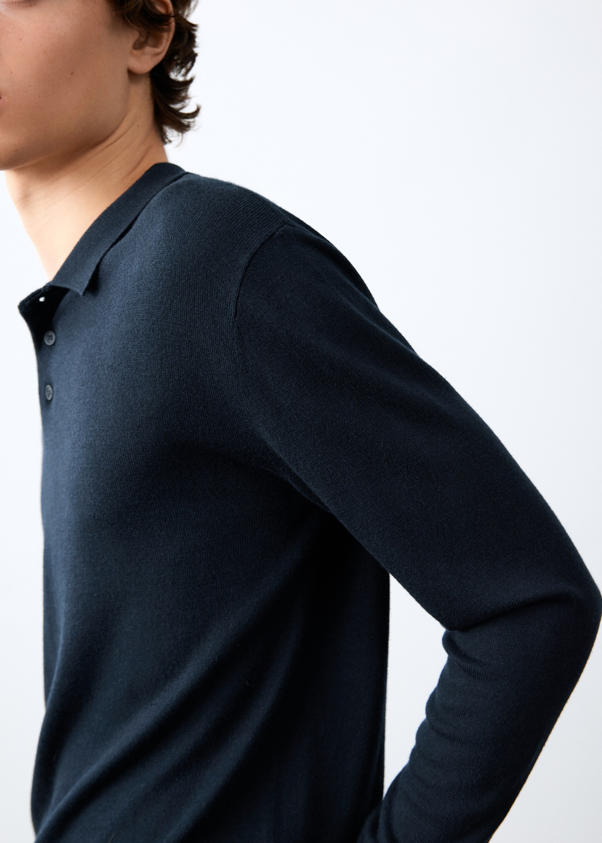 Sweater polob - Details of the article 6, Navy. Ref: 27081515-00.
