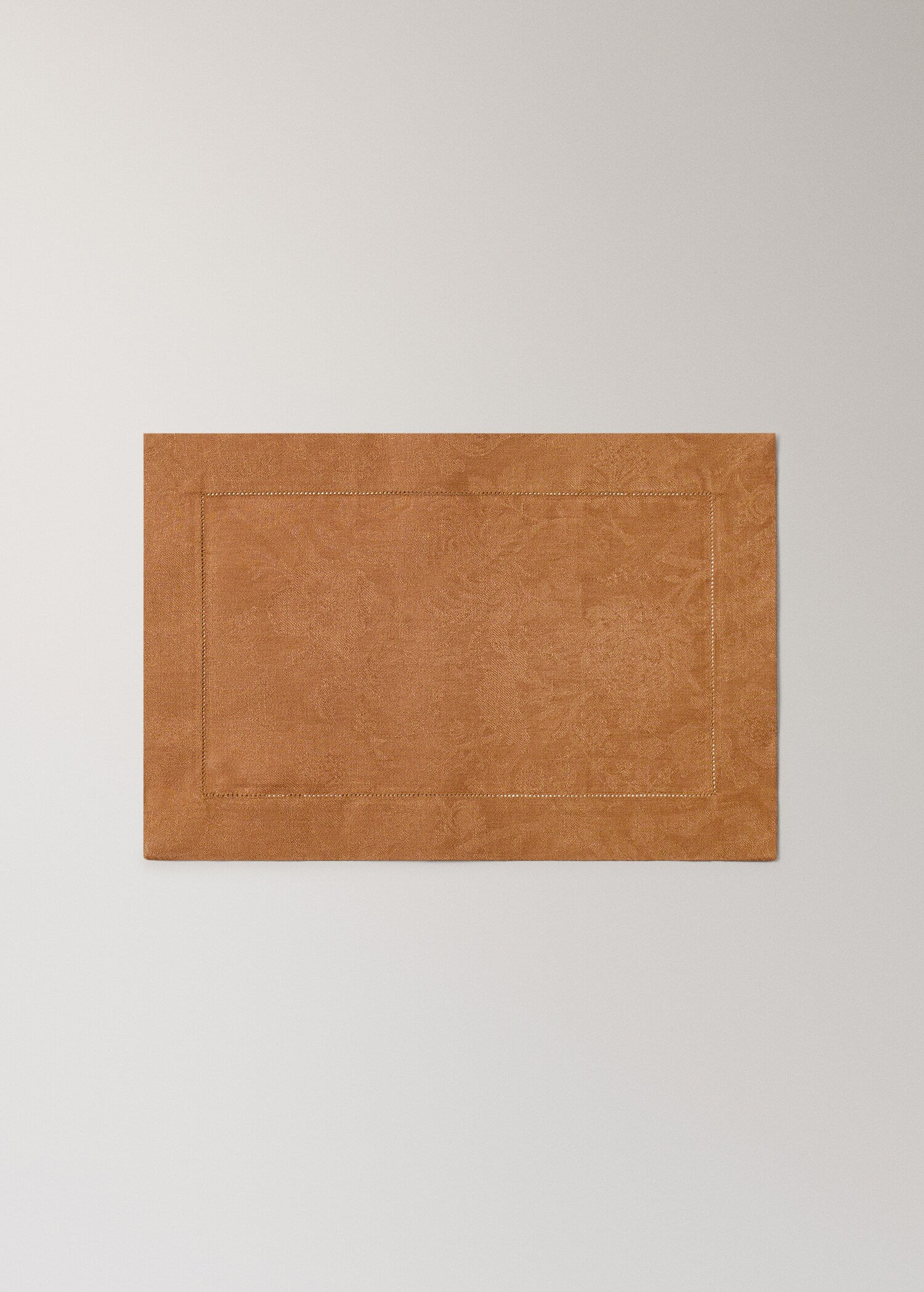 100% linen placemat with floral print - Article without model