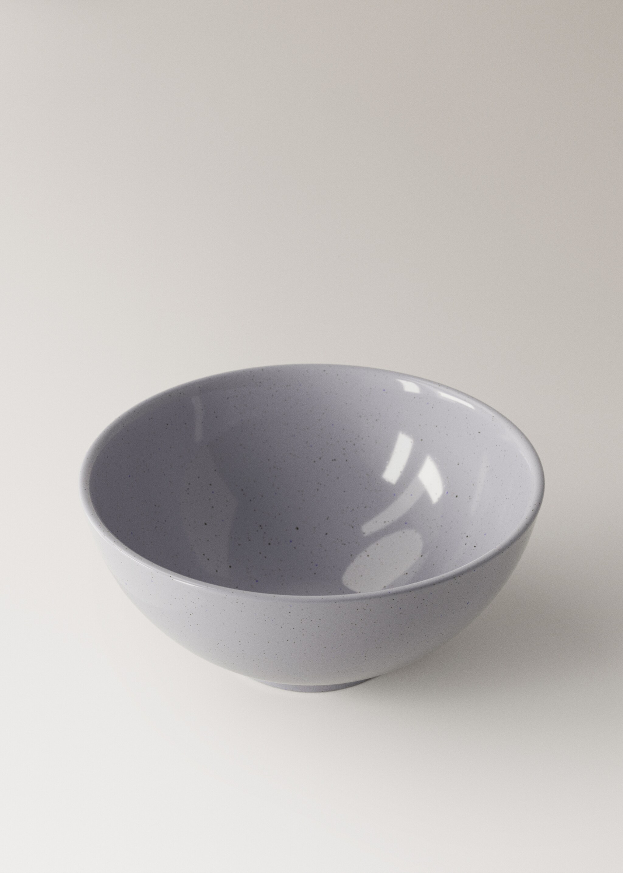 Serveringsfat i stengods med prickar - Detaljer om artikeln 1, Blå. Ref: 27081524-00.